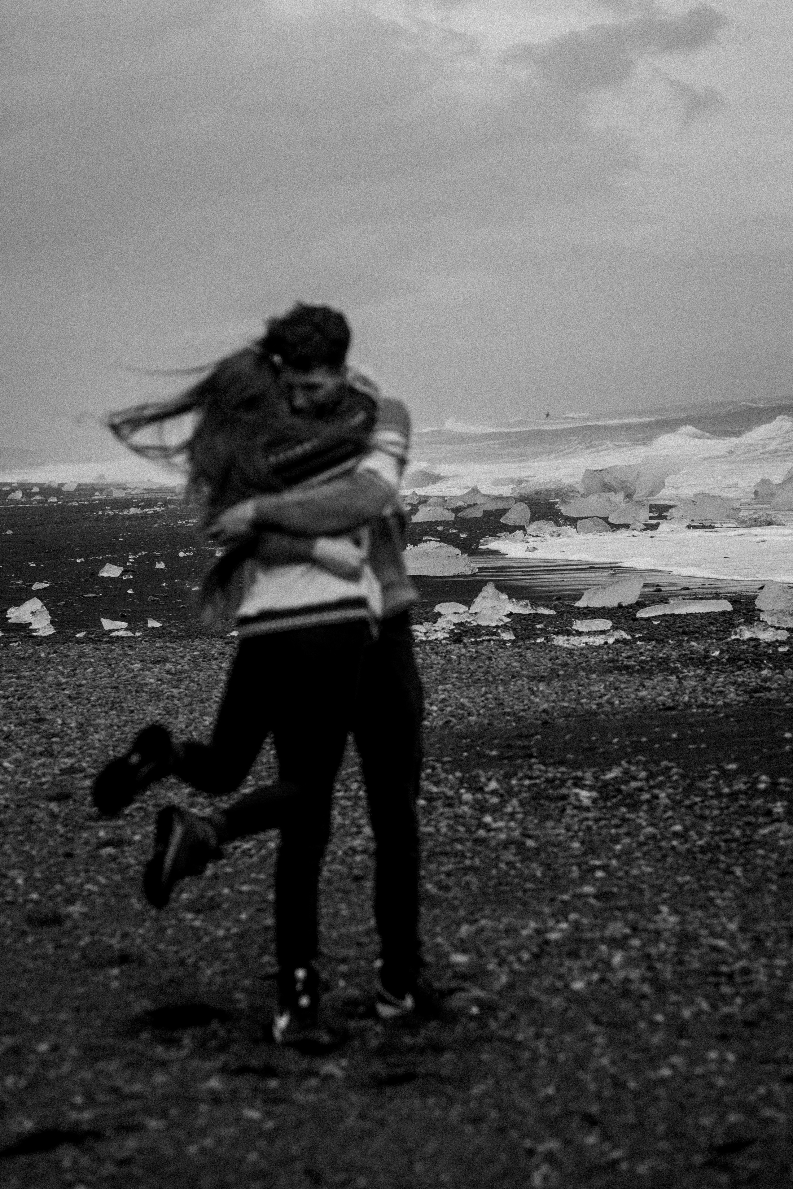 Couple photoshoot in front of volcano eruption in Iceland. Iceland elopement photo and video | Nikolaichik Photo
