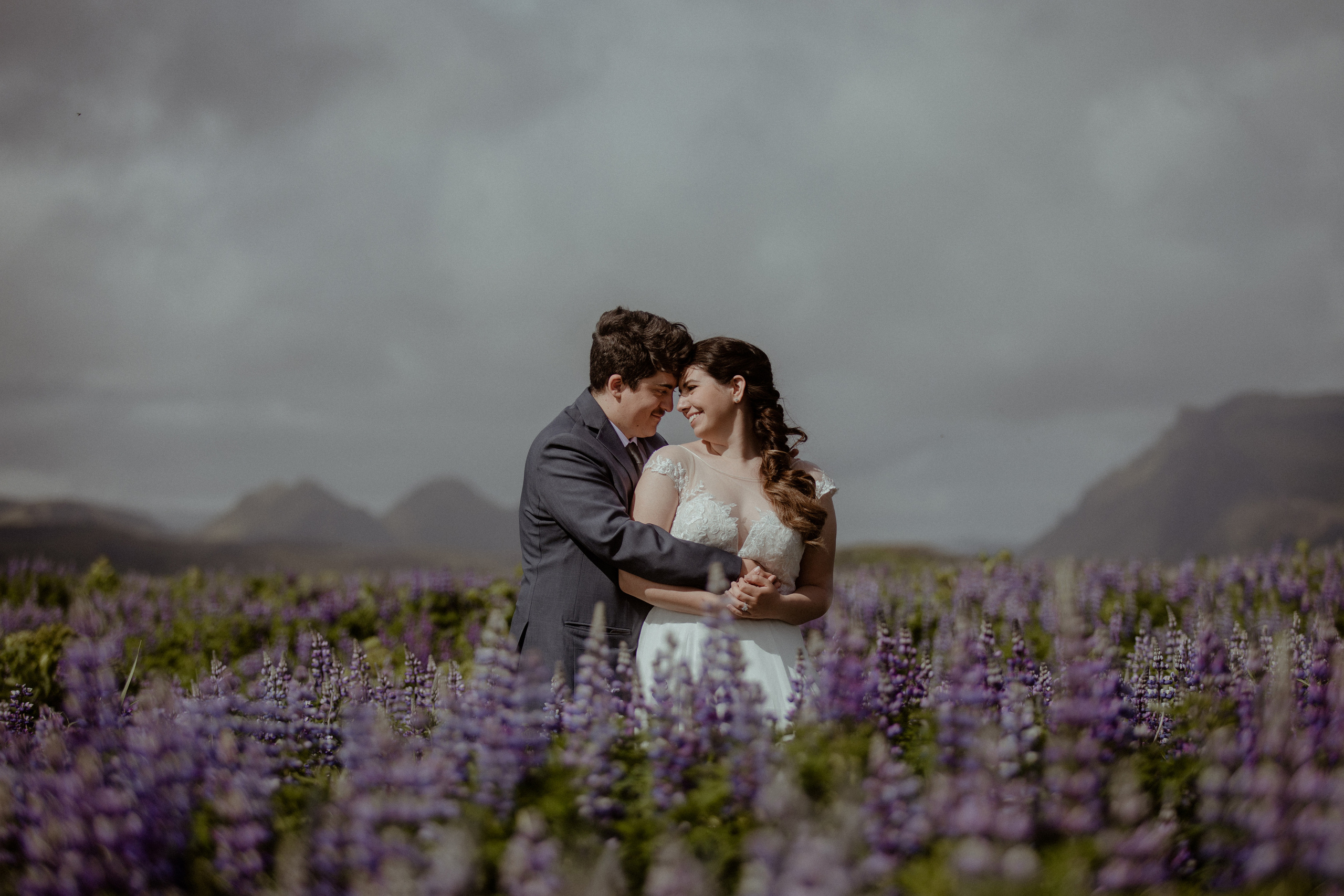 Private Black Sand Beach Elopement. Iceland elopement photographer & videographer