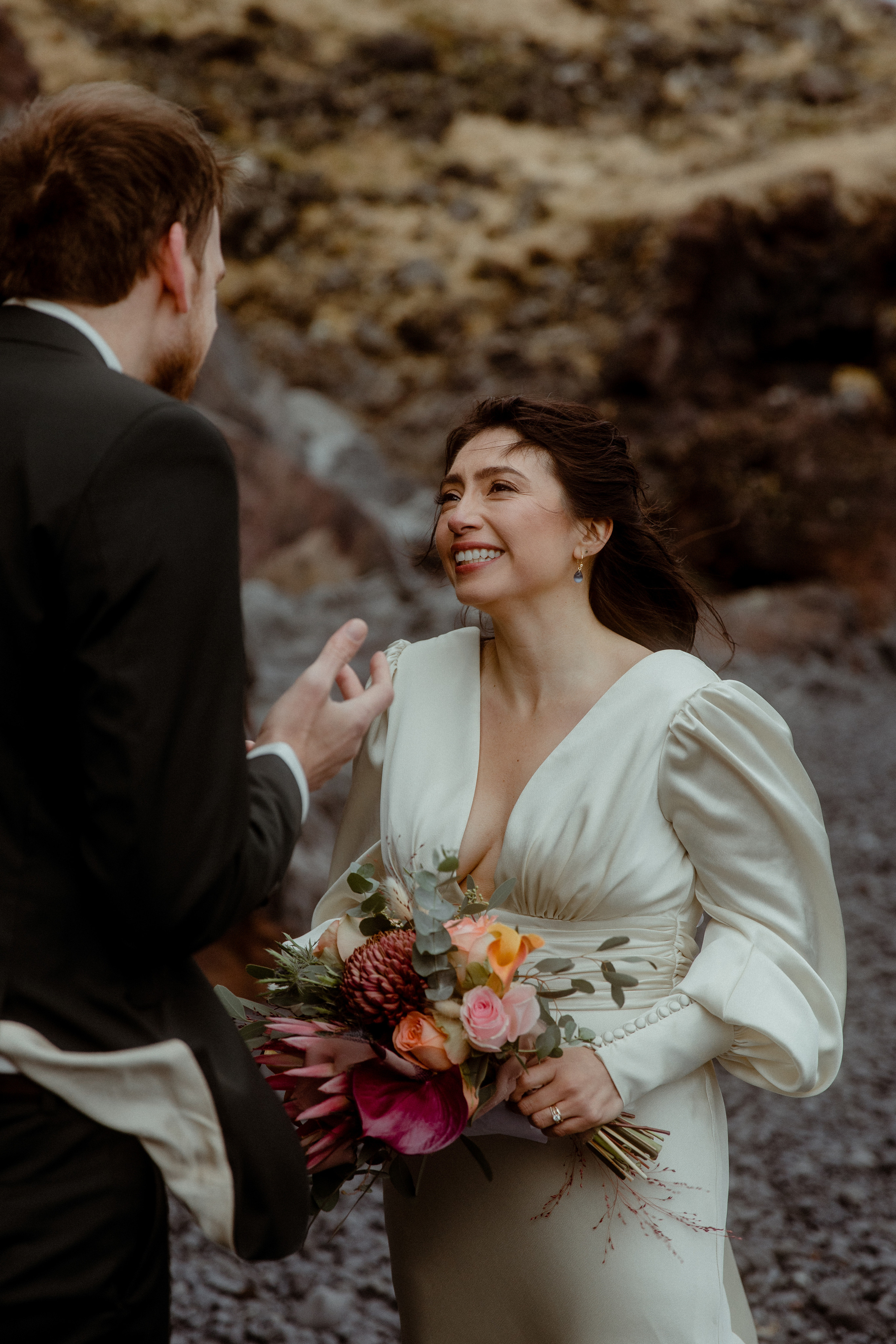 Elopement at Snaefellsnes Iceland | Wedding photos with Icelandic horses. Iceland elopement photo and video | Nikolaichik Photo