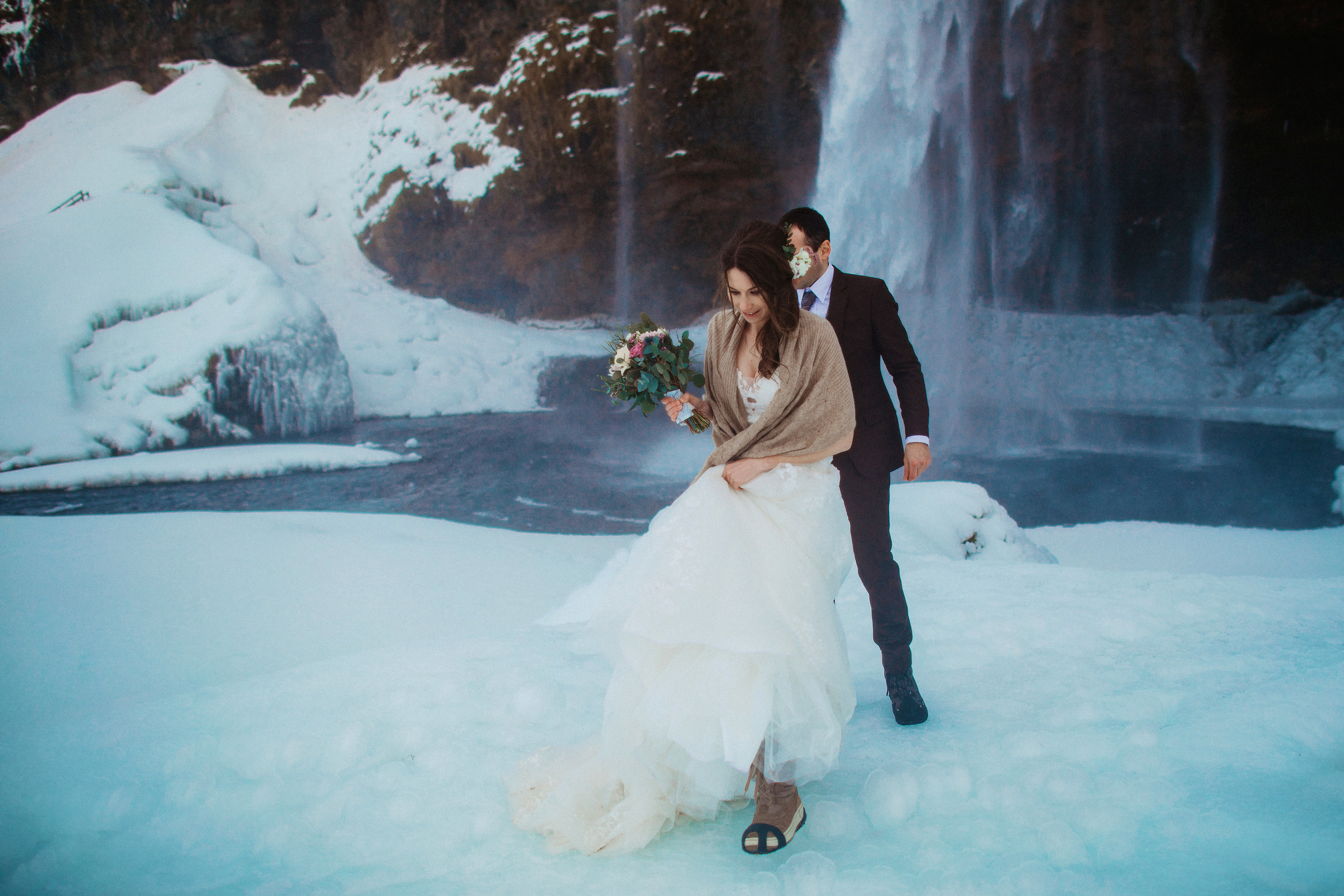 Winter Wedding in Iceland. Iceland elopement photo and video | Nikolaichik Photo