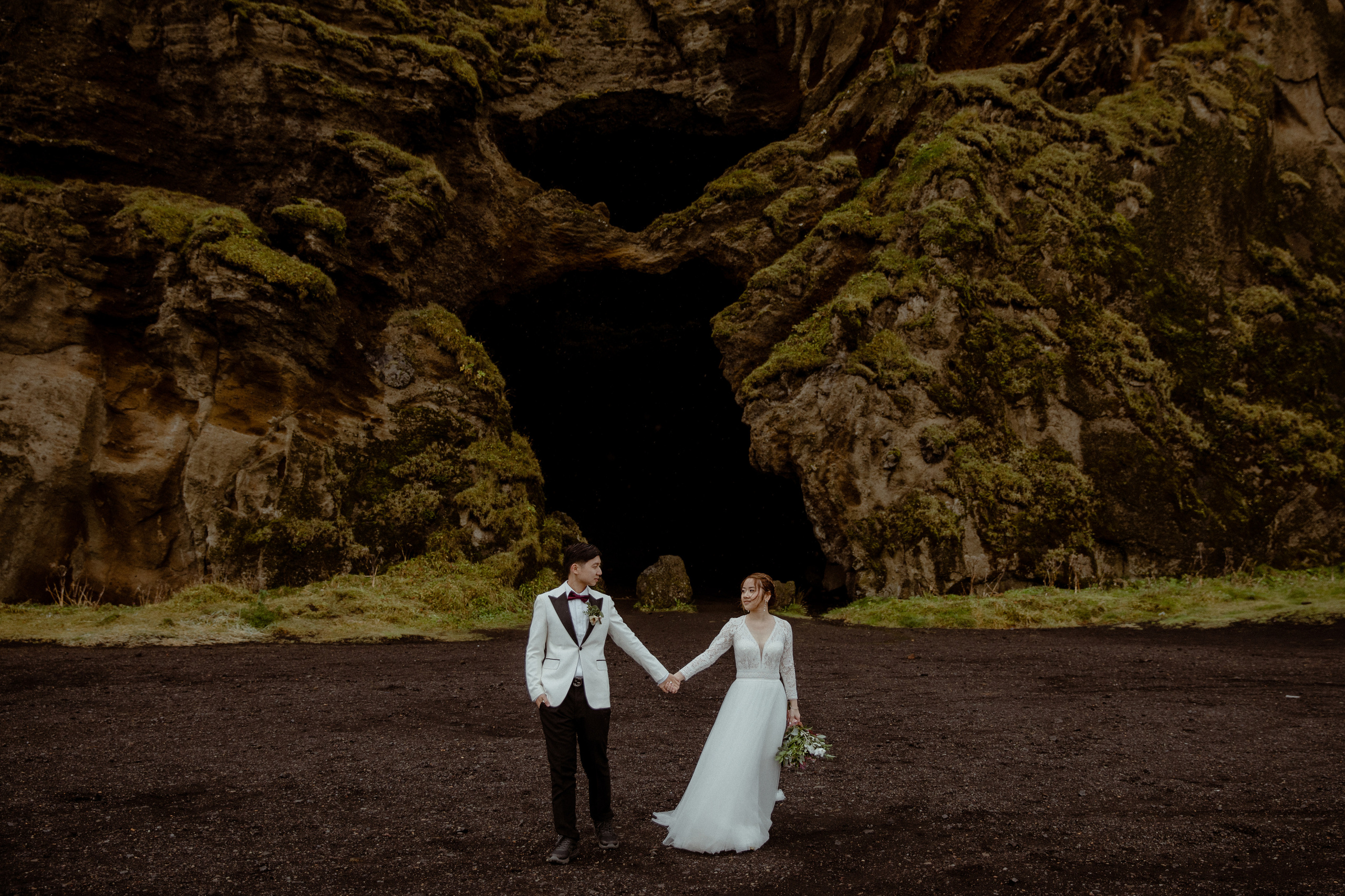 Adventure Ice Cave Elopement in Iceland. Iceland elopement photographer & videographer