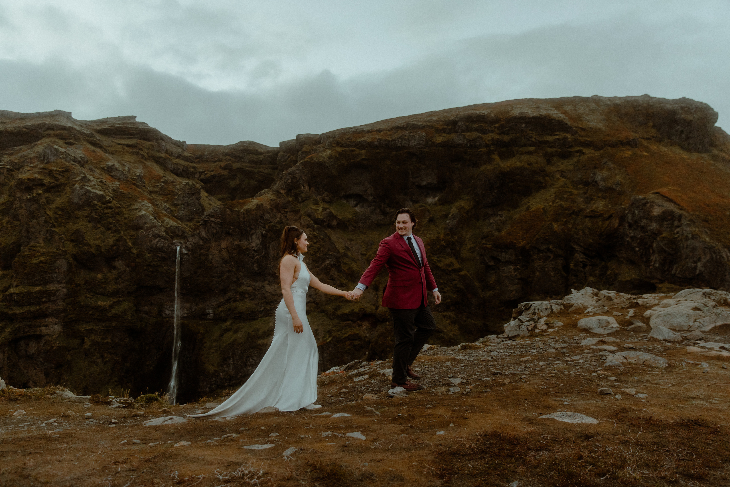 Secret hiking Elopement in Iceland. Iceland elopement photo and video | Nikolaichik Photo