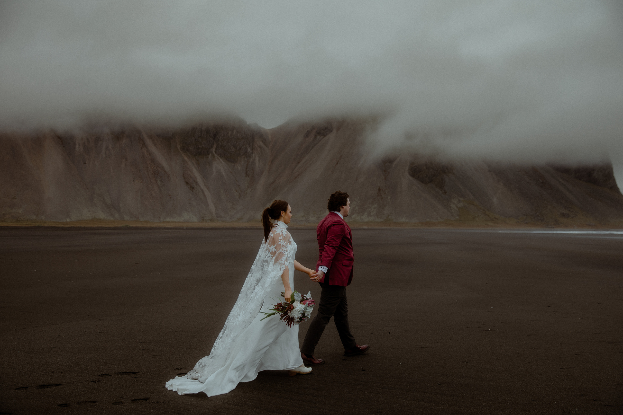 Secret hiking Elopement in Iceland. Iceland elopement photo and video | Nikolaichik Photo