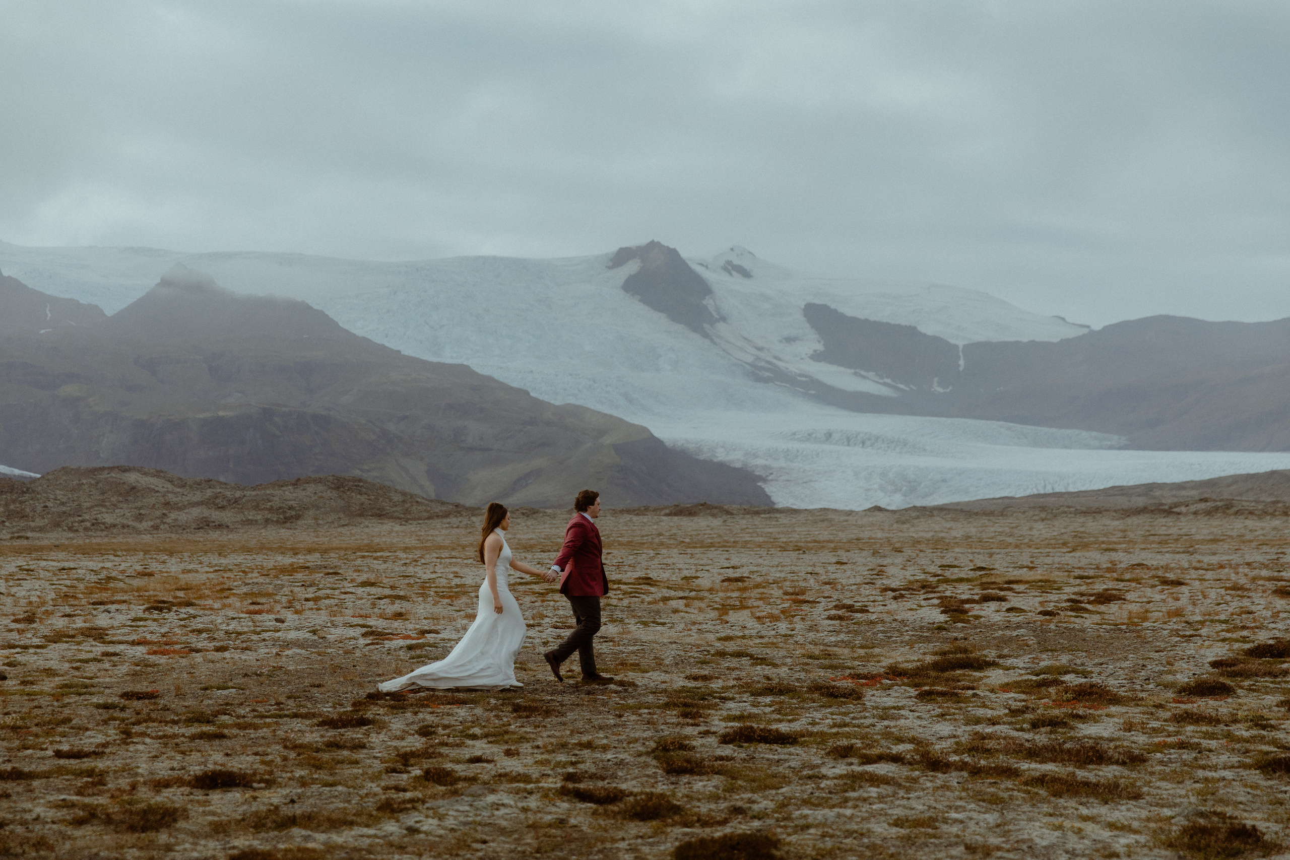 Secret hiking Elopement in Iceland. Iceland elopement photo and video | Nikolaichik Photo