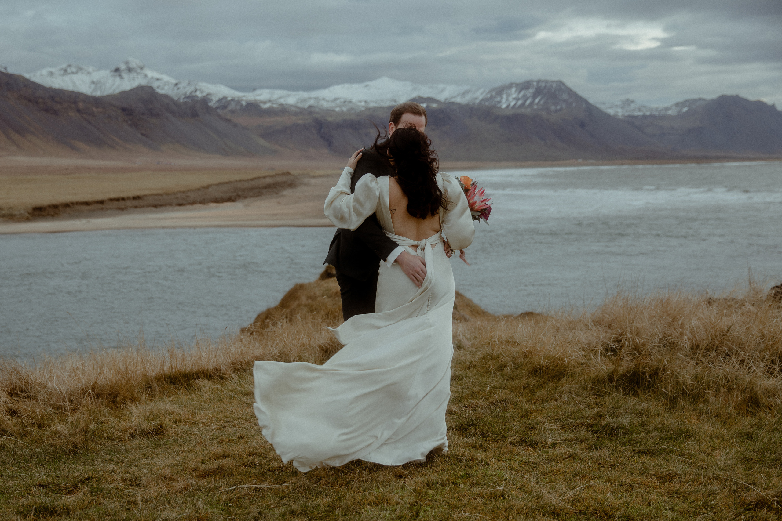 Elopement at Snaefellsnes Iceland | Wedding photos with Icelandic horses. Iceland elopement photo and video | Nikolaichik Photo