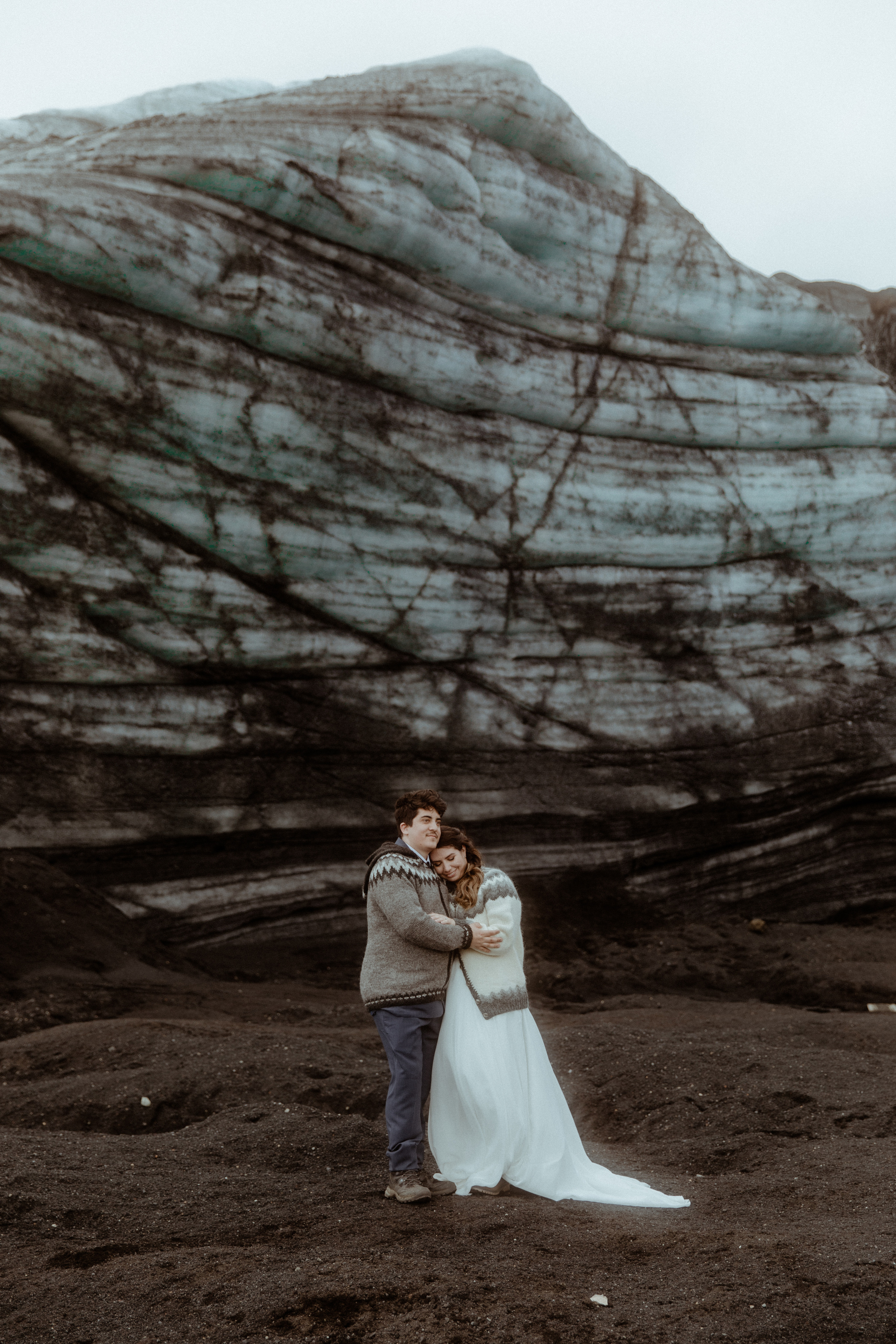 Private Black Sand Beach Elopement. Iceland elopement photographer & videographer