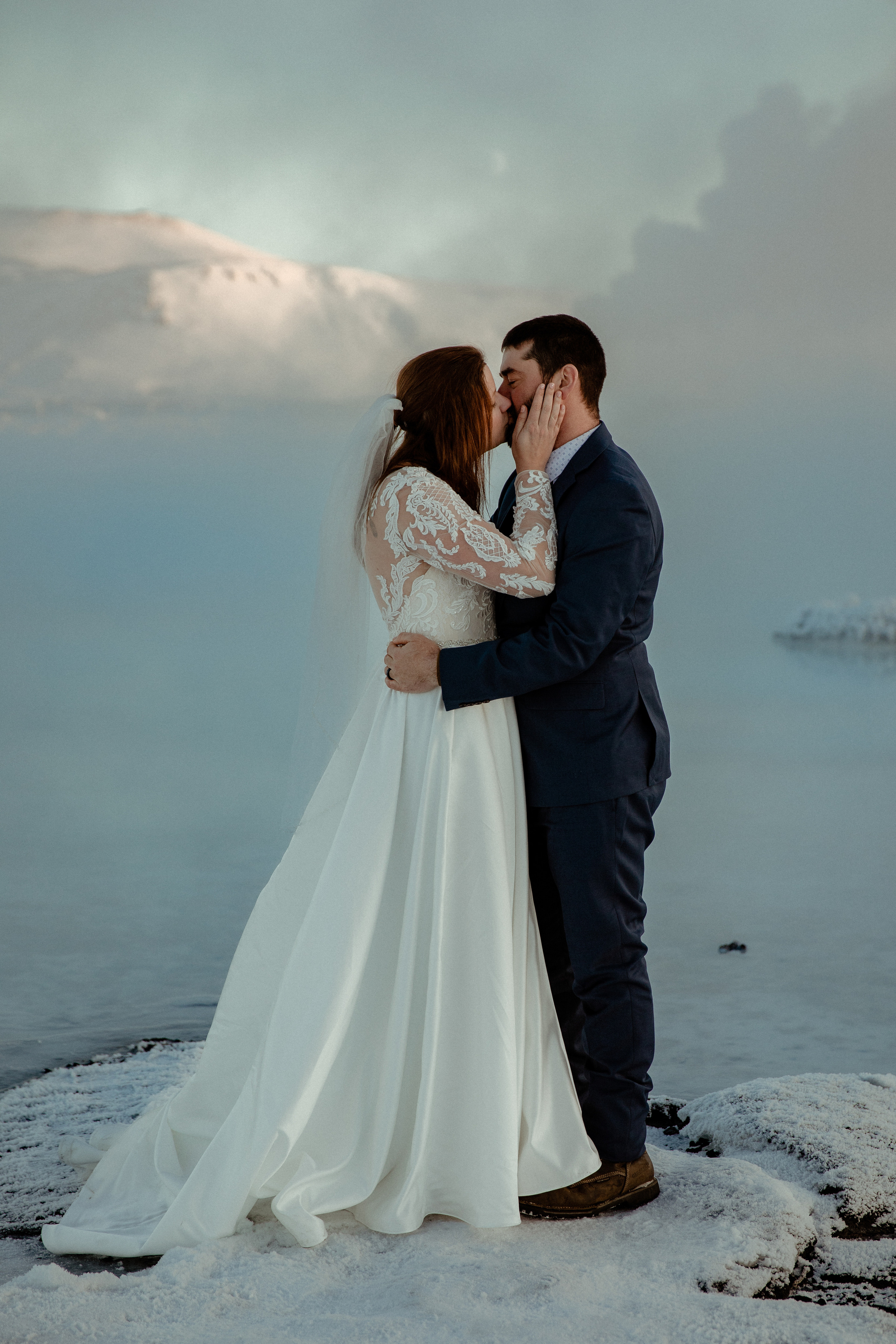 Golden Hour Elopement in Iceland. Iceland elopement photographer & videographer
