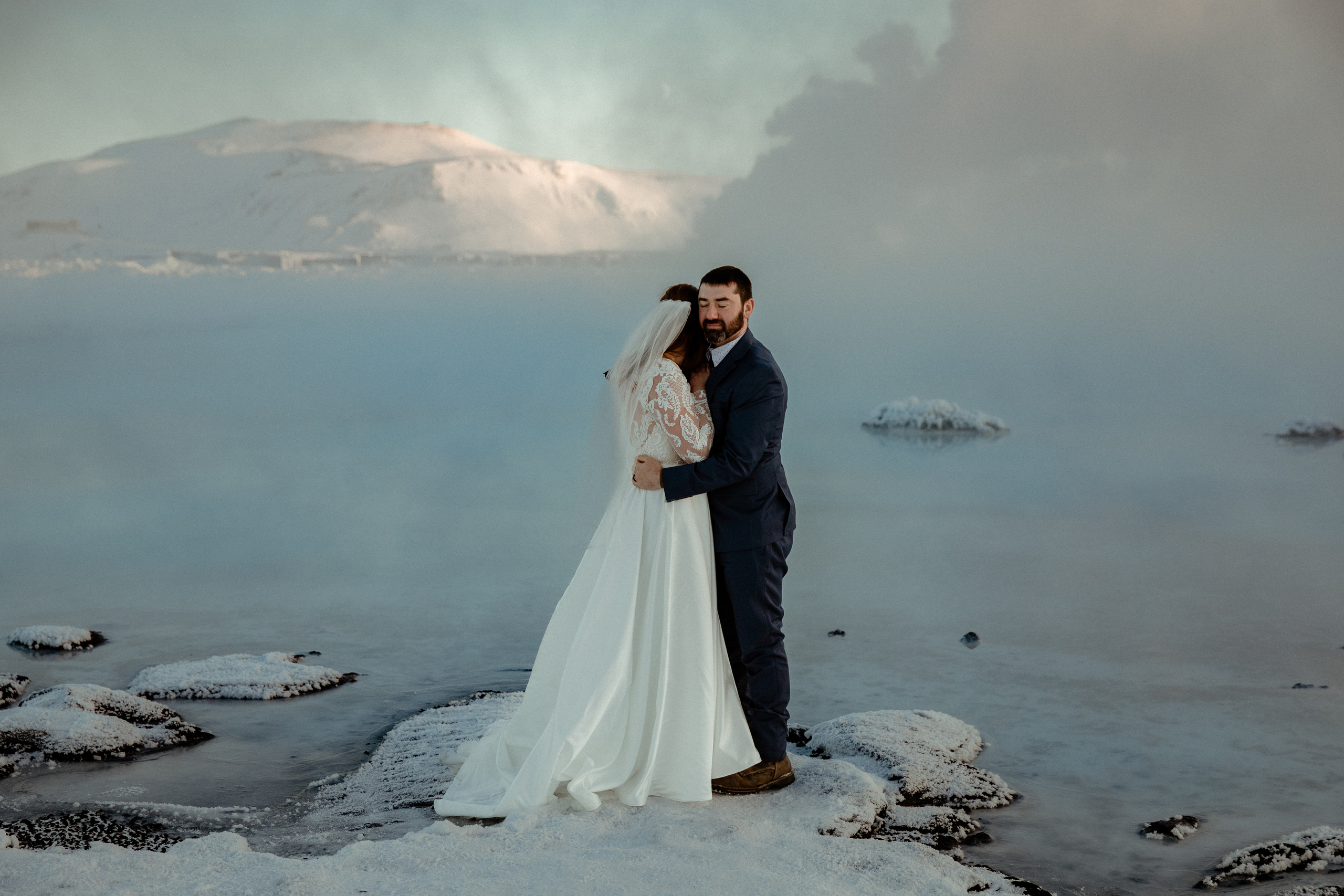 Golden Hour Elopement in Iceland. Iceland elopement photographer & videographer