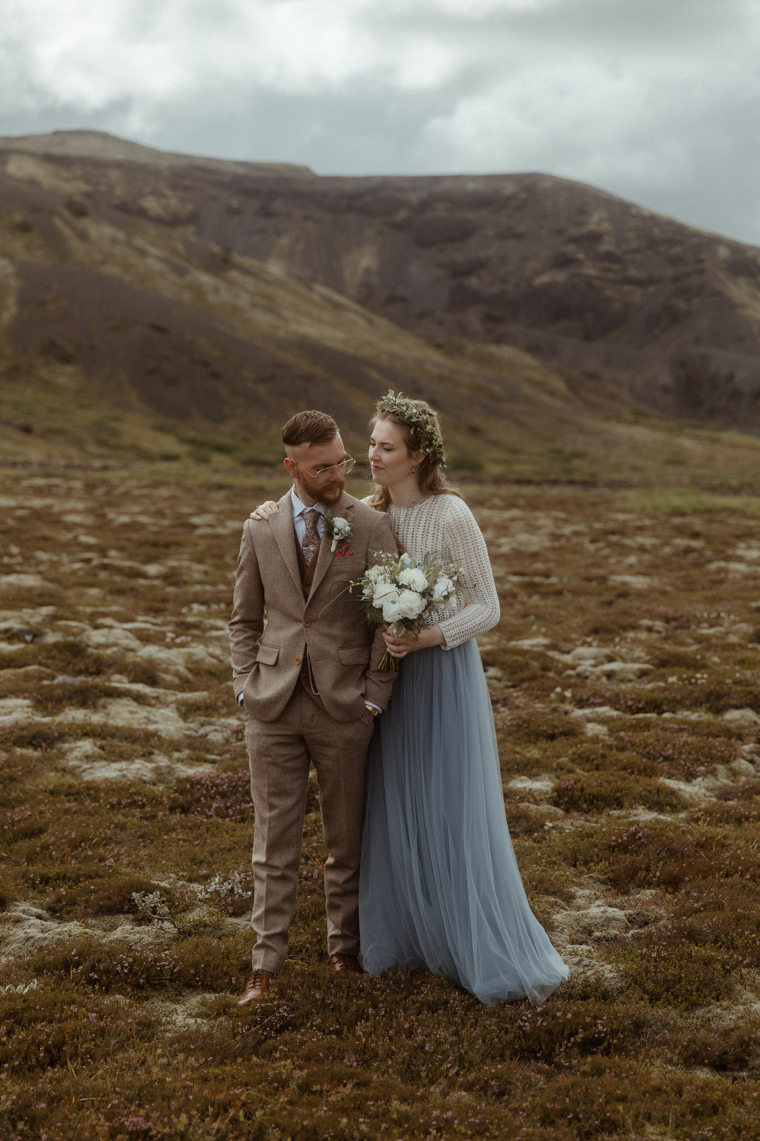 Iceland Secret Waterfall Elopement. Iceland elopement photo and video | Nikolaichik Photo