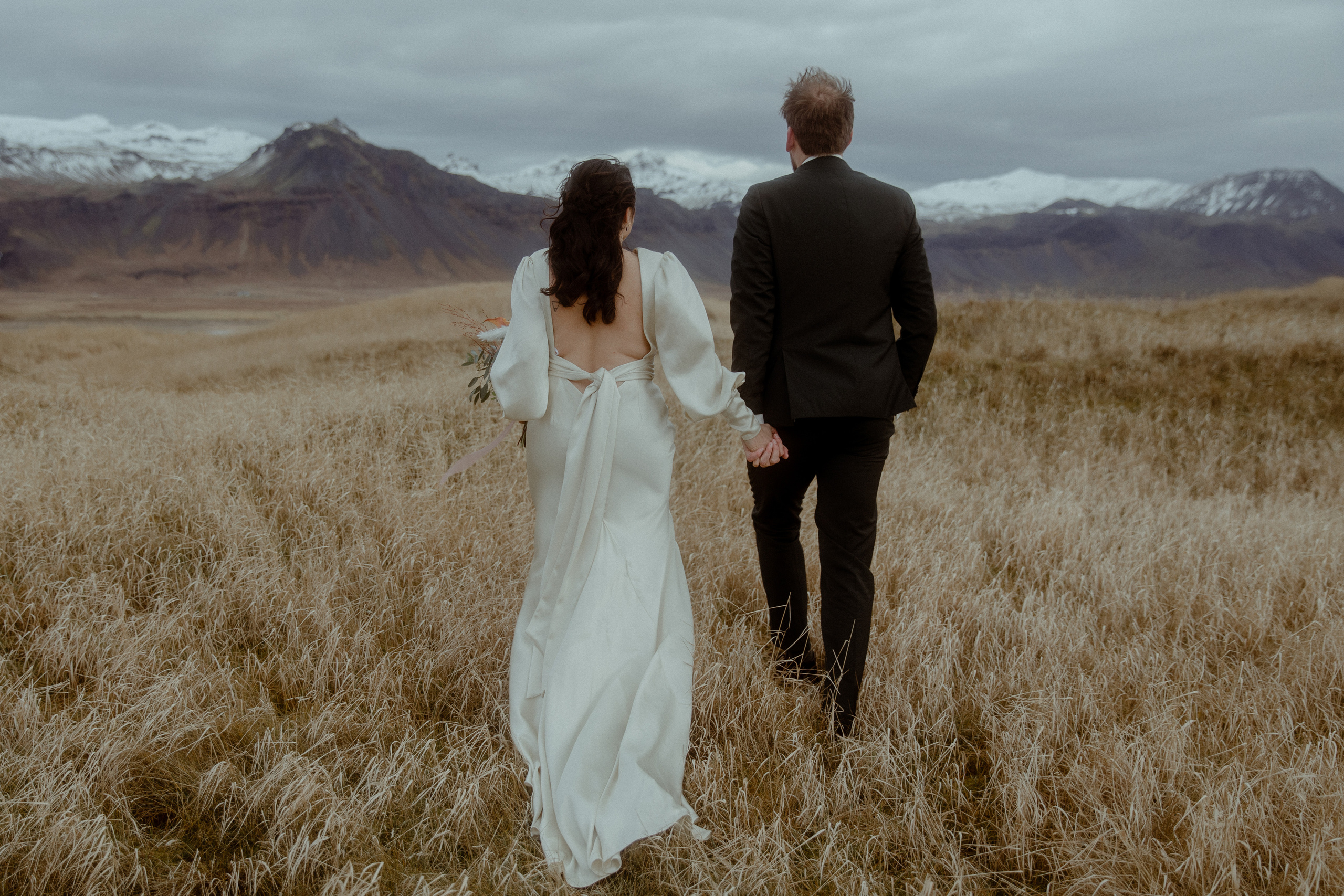 Elopement at Snaefellsnes Iceland | Wedding photos with Icelandic horses. Iceland elopement photo and video | Nikolaichik Photo