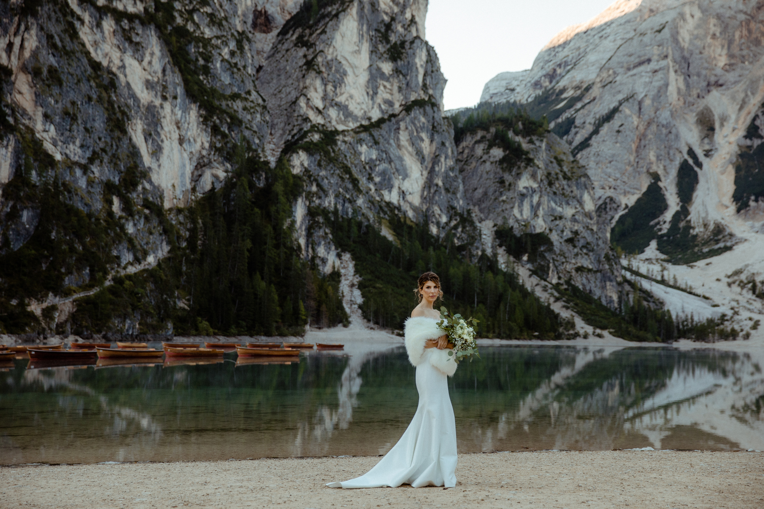 Lago di Braies wedding