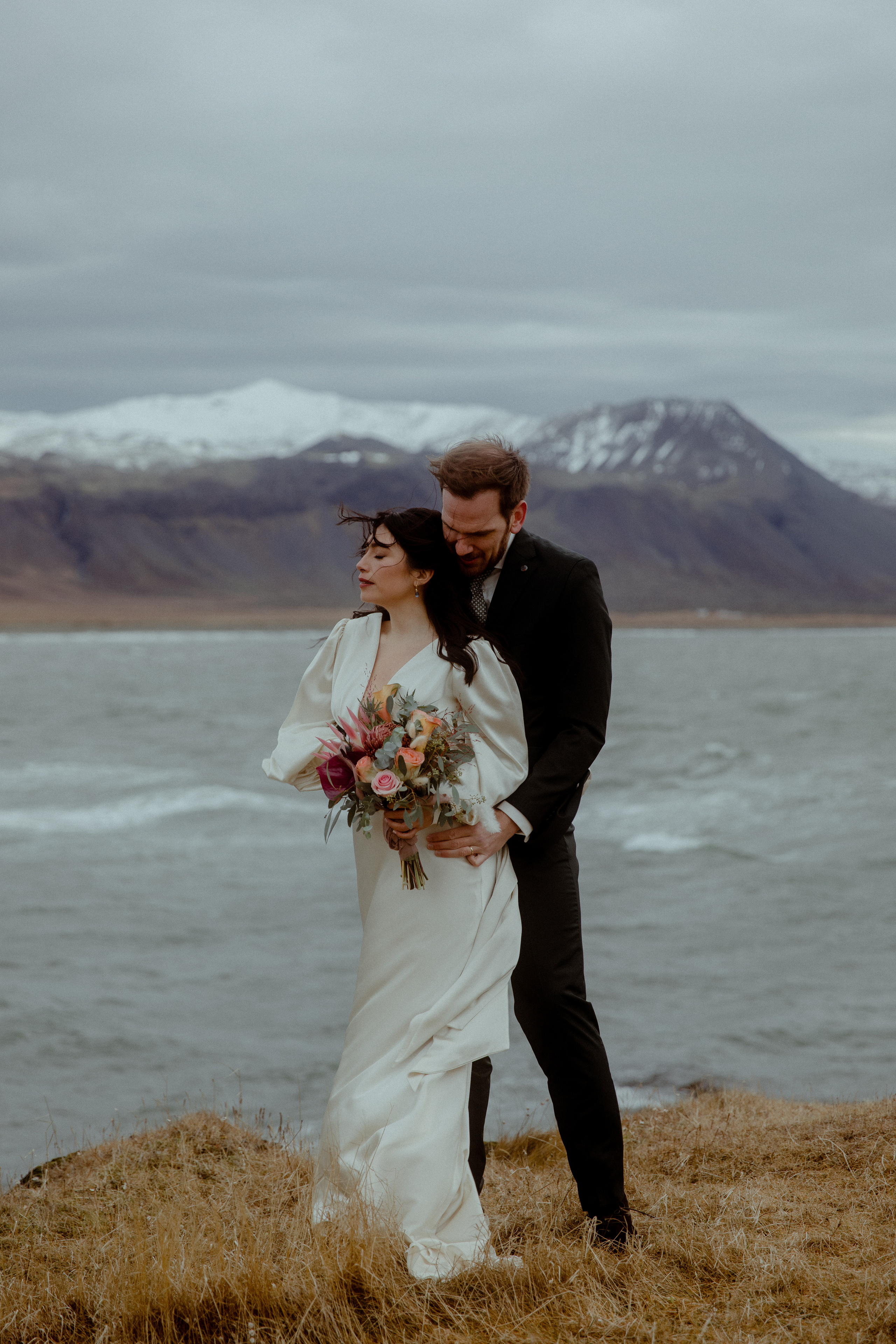 Elopement at Snaefellsnes Iceland | Wedding photos with Icelandic horses. Iceland elopement photo and video | Nikolaichik Photo