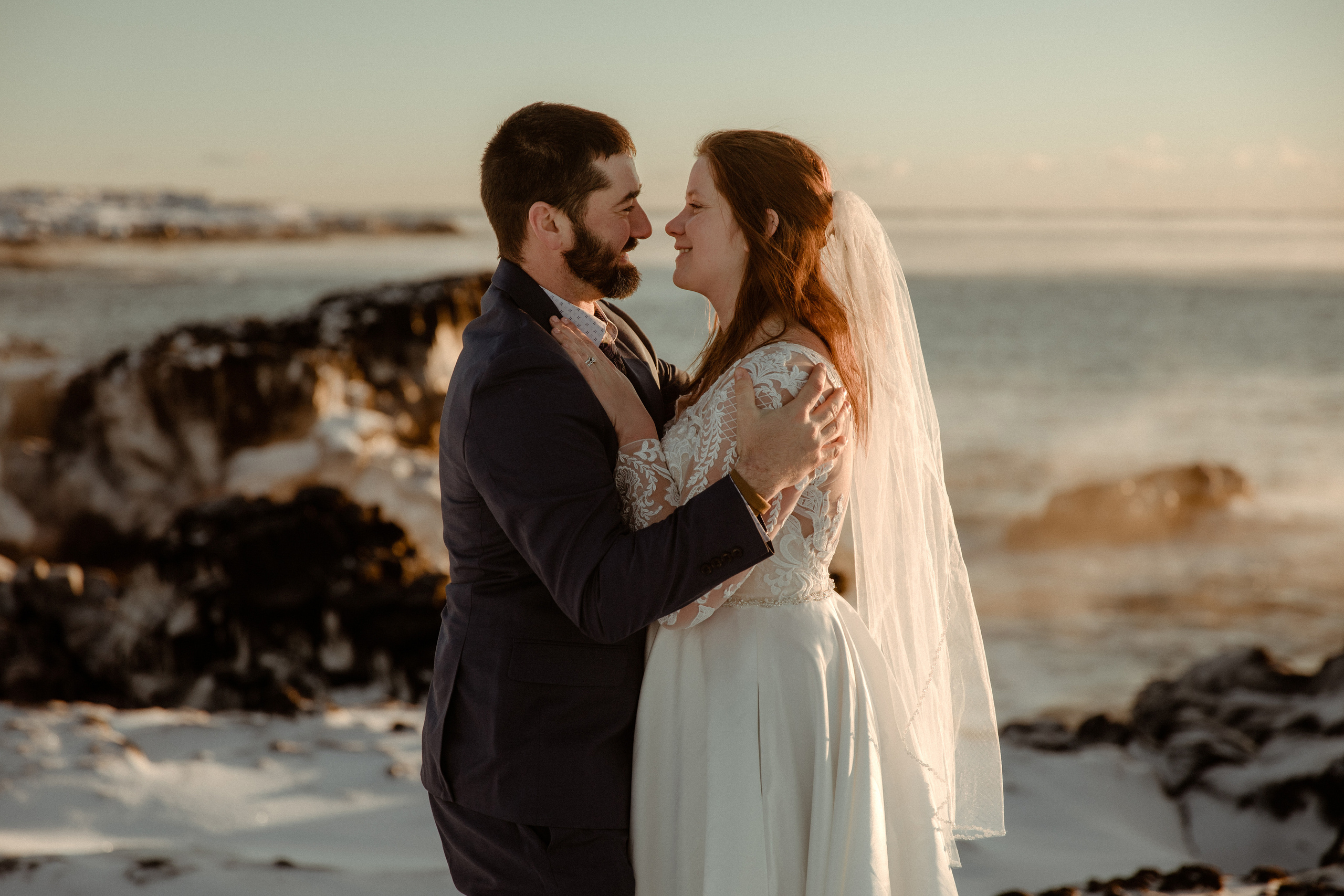 Golden Hour Elopement in Iceland. Iceland elopement photographer & videographer
