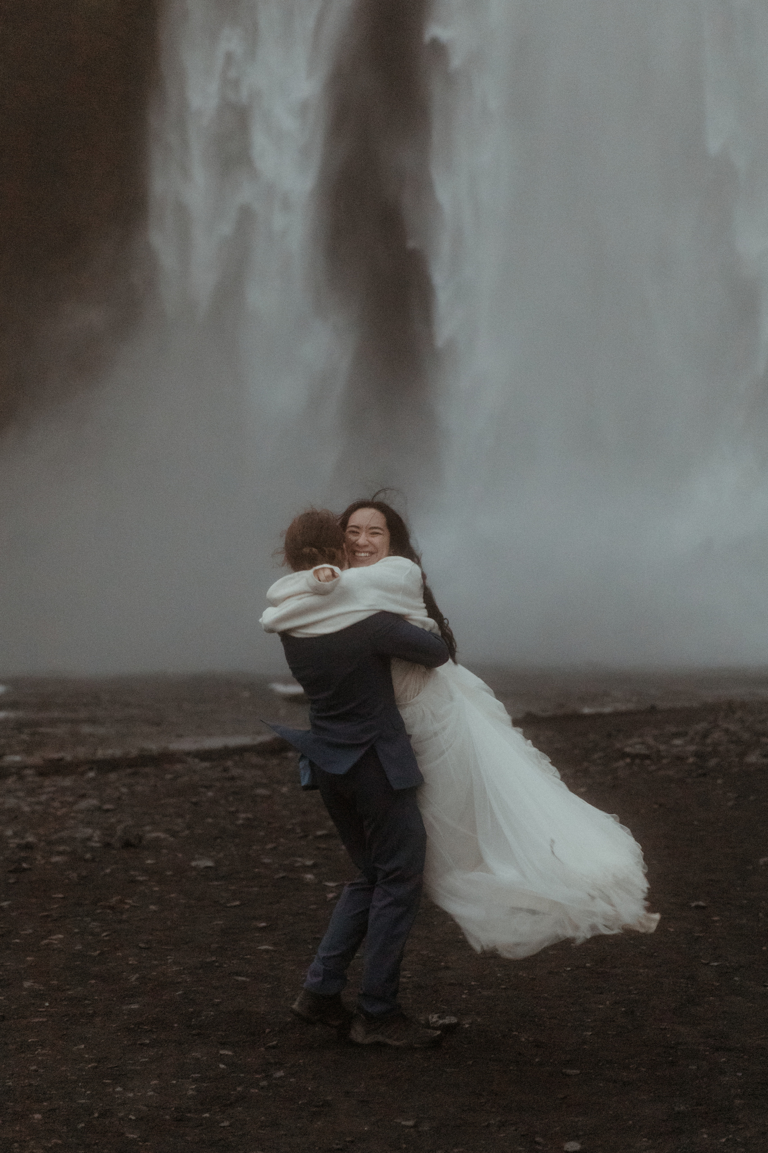 Hiking Iceland Elopement. Iceland elopement photographer & videographer