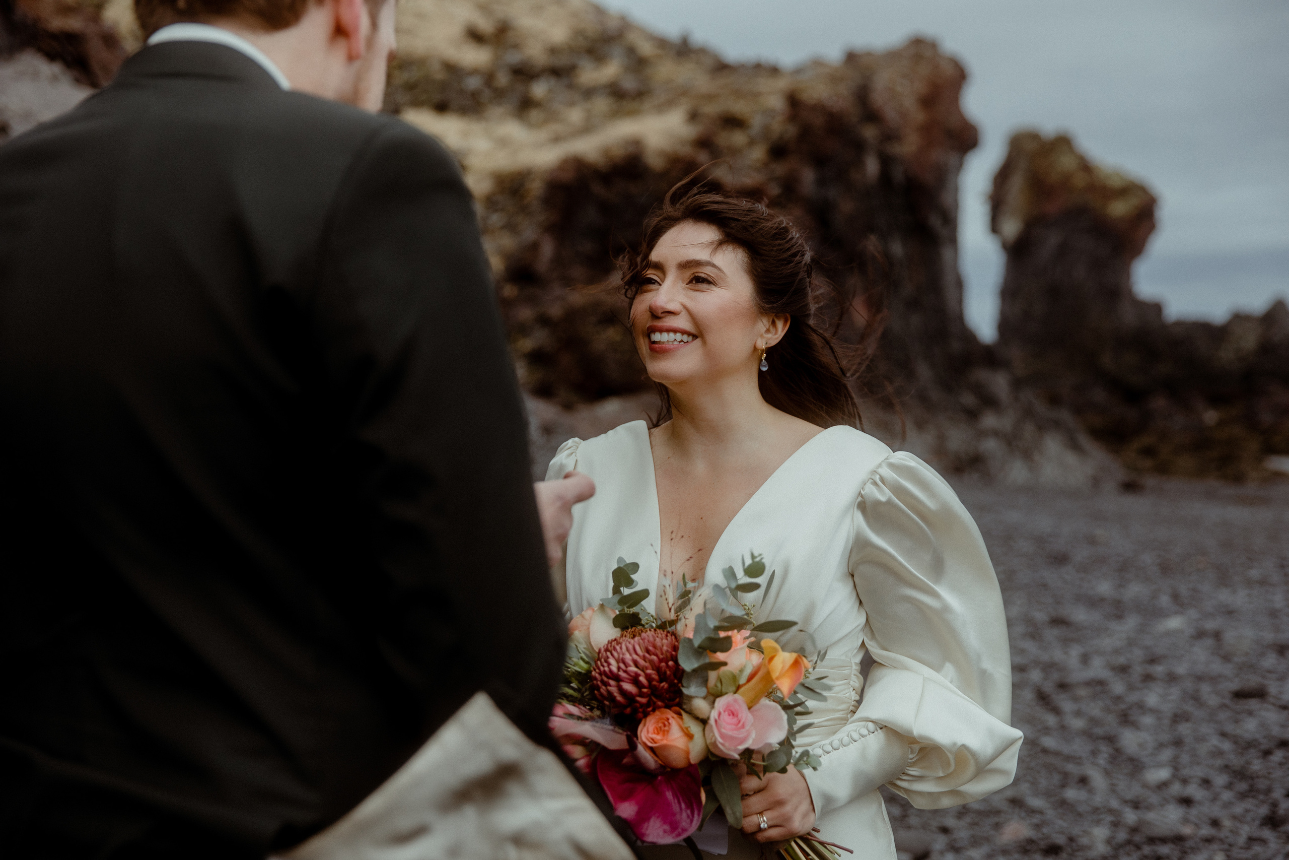 Elopement at Snaefellsnes Iceland | Wedding photos with Icelandic horses. Iceland elopement photo and video | Nikolaichik Photo