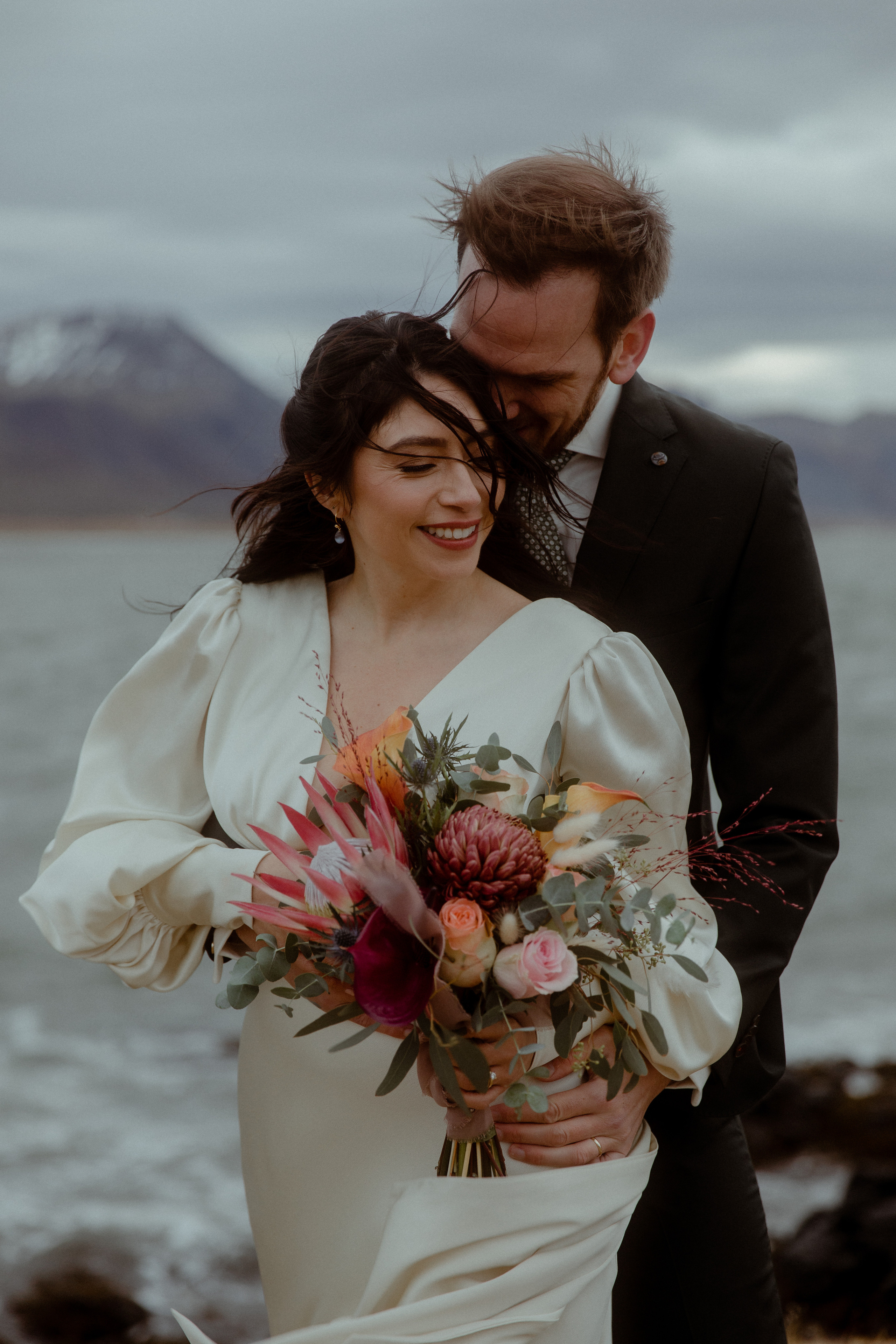 Elopement at Snaefellsnes Iceland | Wedding photos with Icelandic horses. Iceland elopement photo and video | Nikolaichik Photo