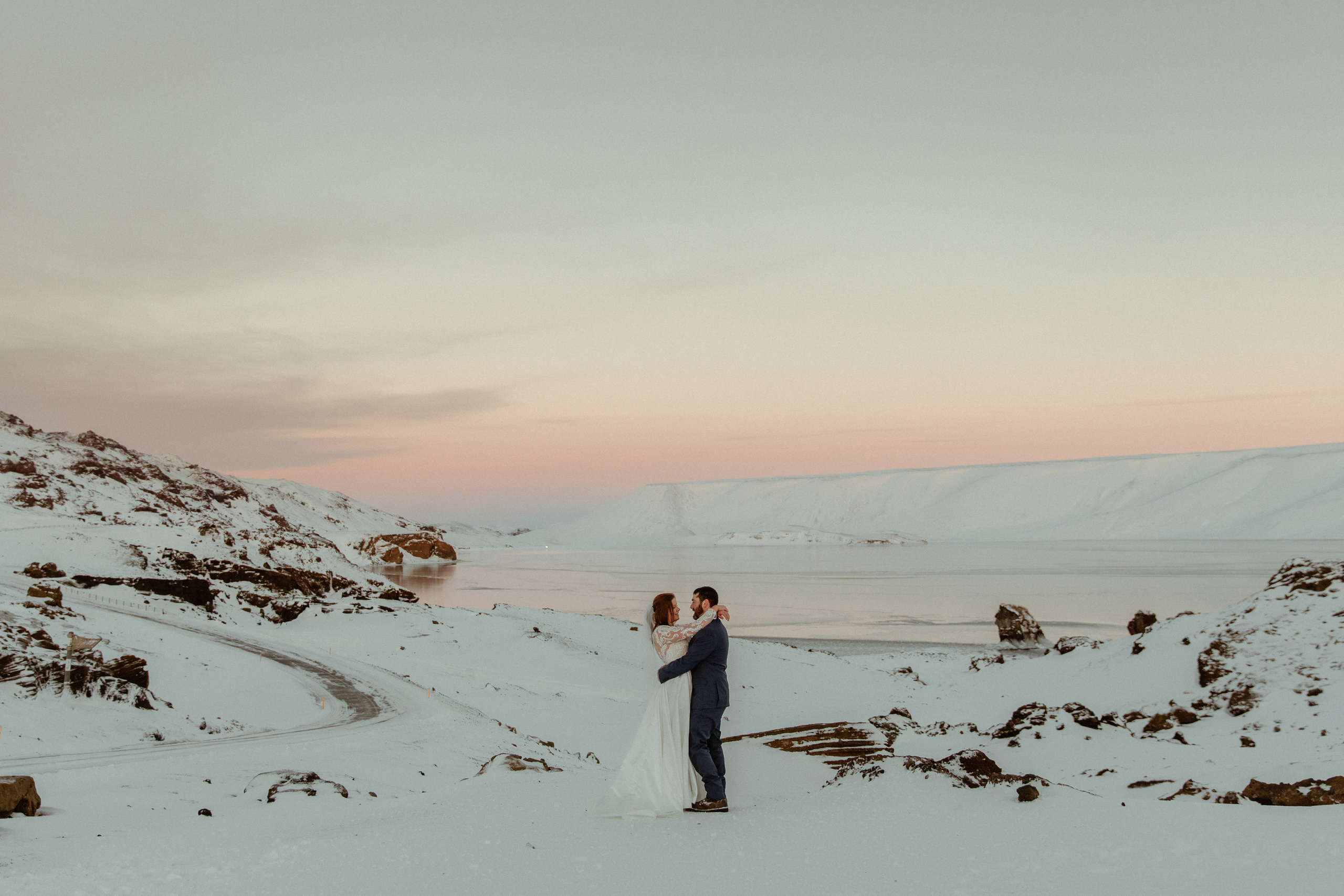 Golden Hour Elopement in Iceland. Iceland elopement photographer & videographer
