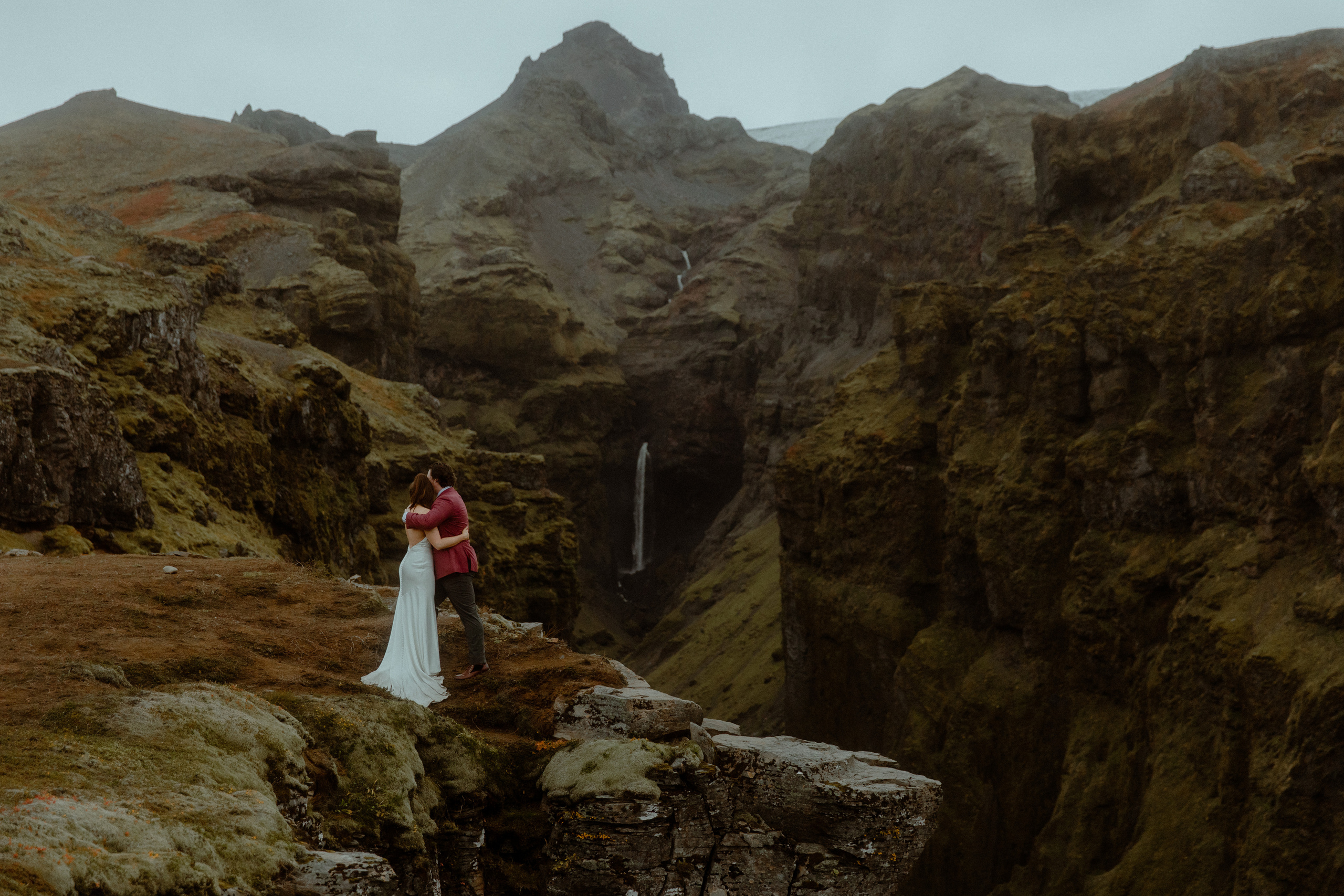 Secret hiking Elopement in Iceland. Iceland elopement photo and video | Nikolaichik Photo