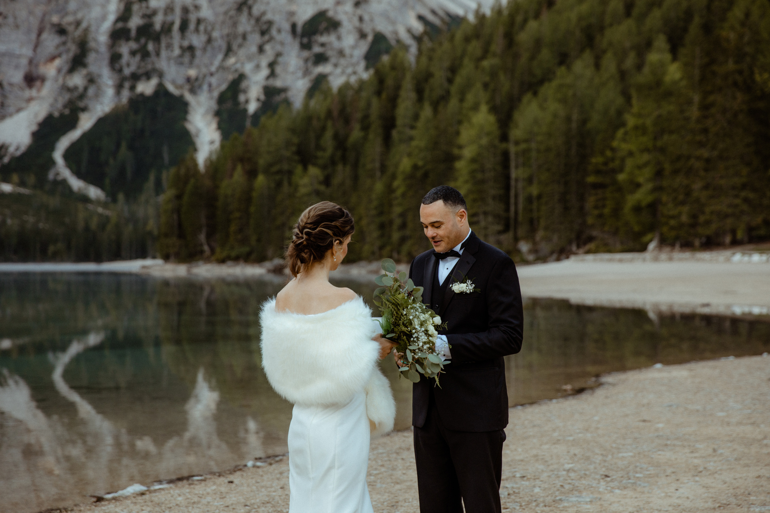Sunrise Dolomites Elopement. Iceland elopement photographer & videographer