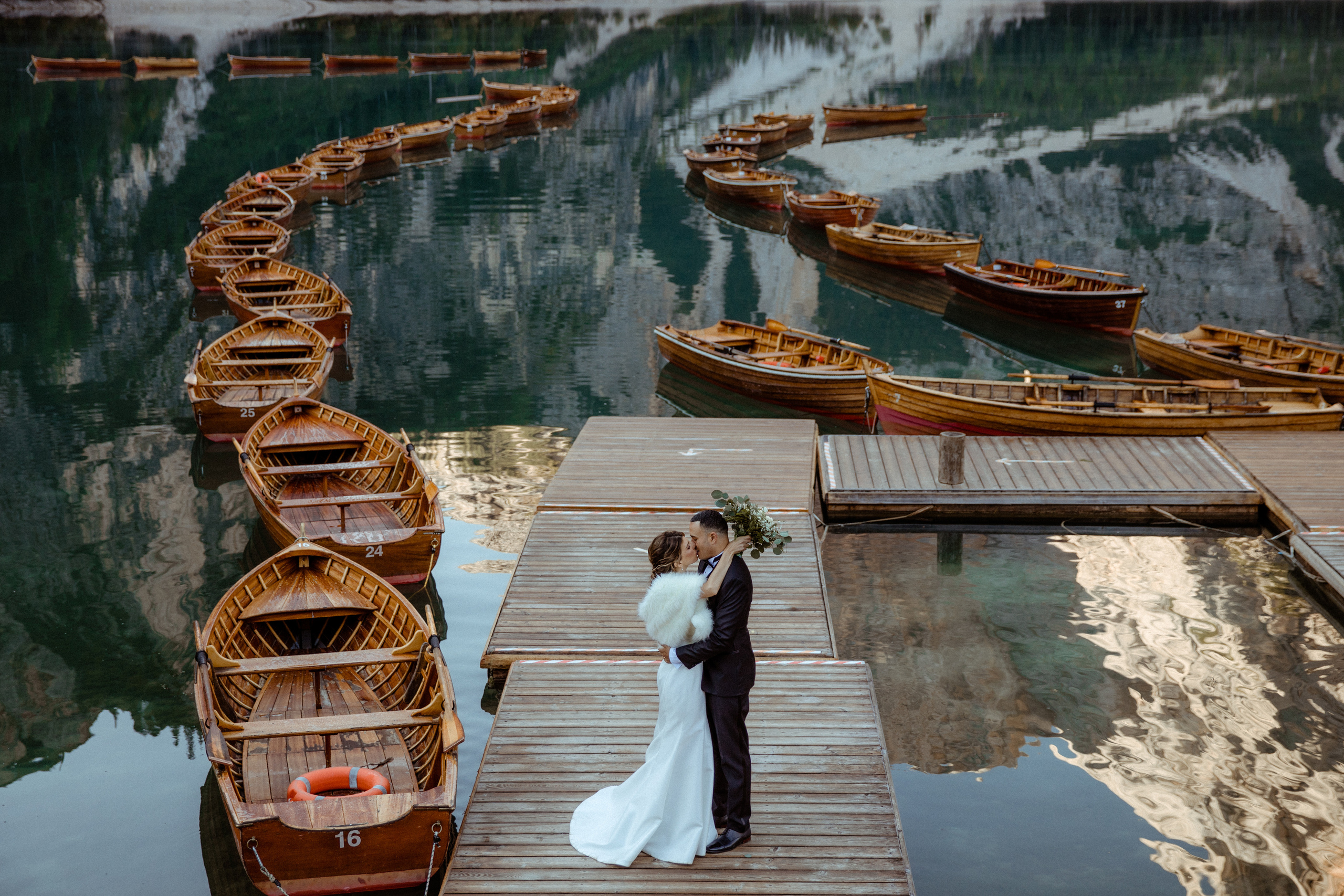 Sunrise Dolomites Elopement. Iceland elopement photographer & videographer
