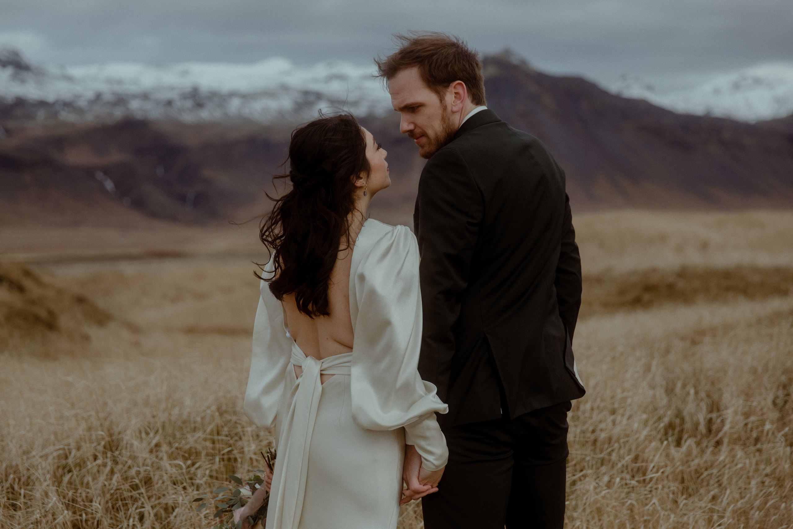 Elopement at Snaefellsnes Iceland | Wedding photos with Icelandic horses. Iceland elopement photo and video | Nikolaichik Photo