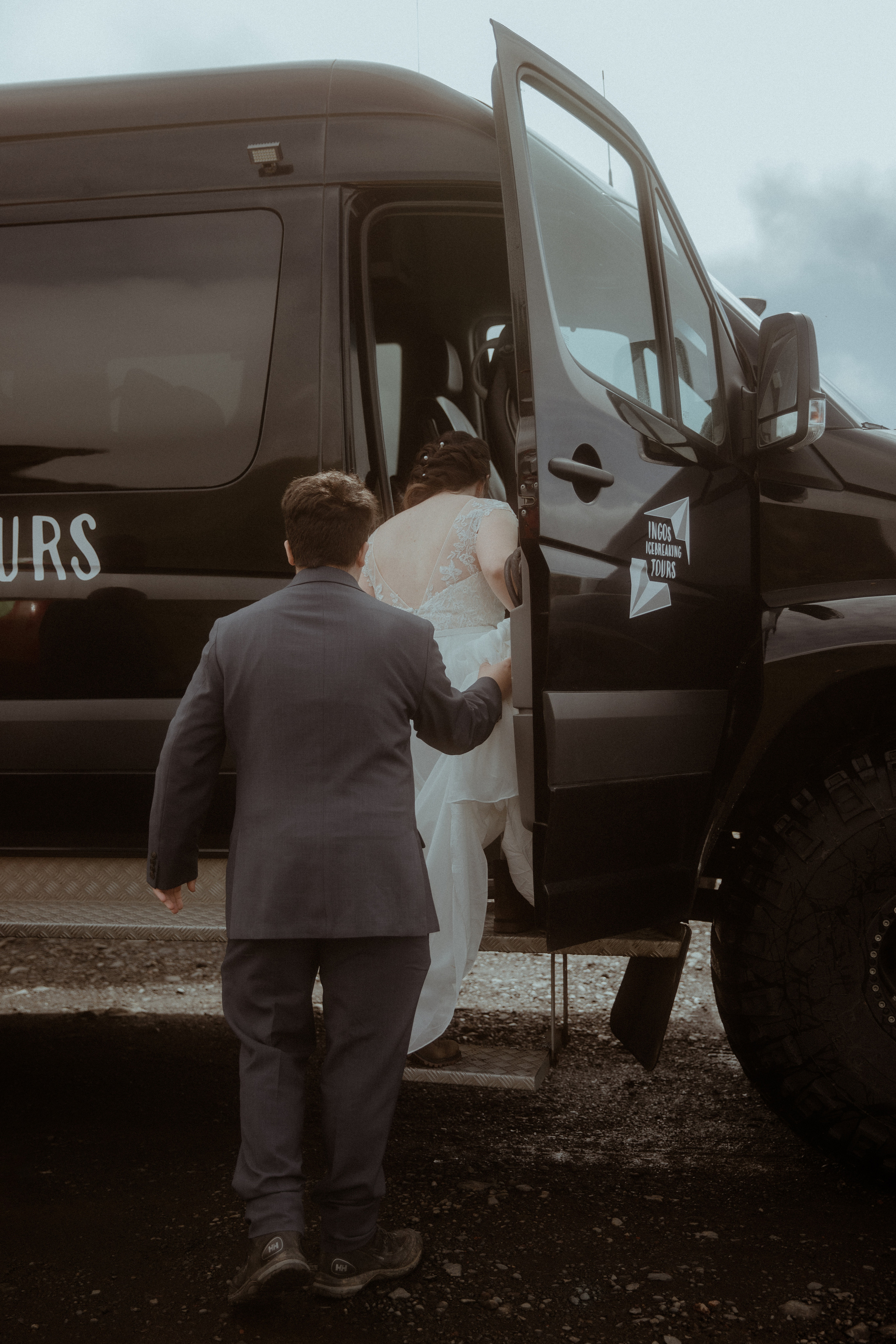 Private Black Sand Beach Elopement. Iceland elopement photographer & videographer