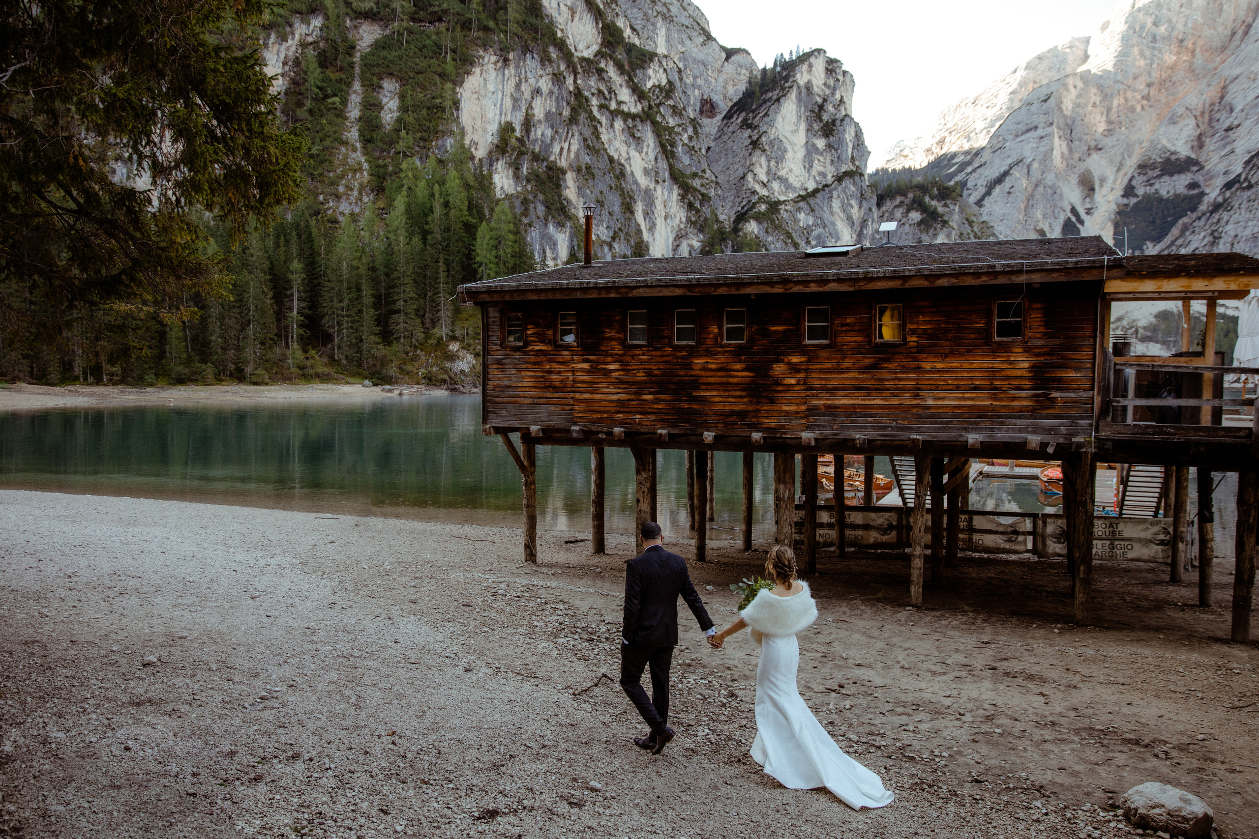 Sunrise Dolomites Elopement. Iceland elopement photographer & videographer