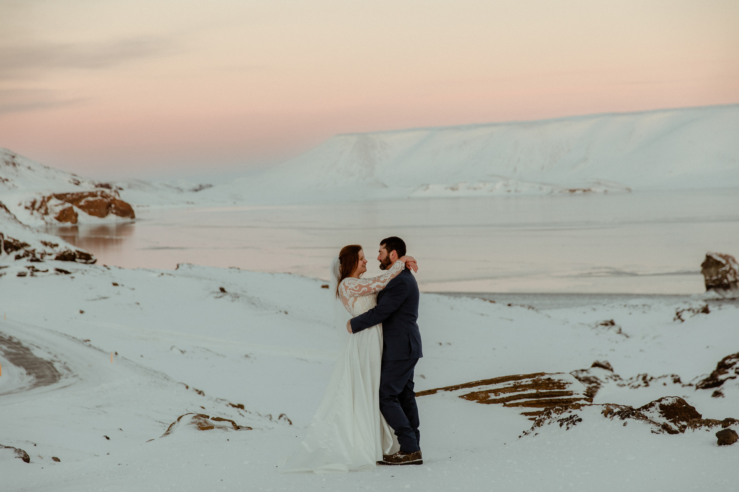 Golden Hour Elopement in Iceland. Iceland elopement photographer & videographer