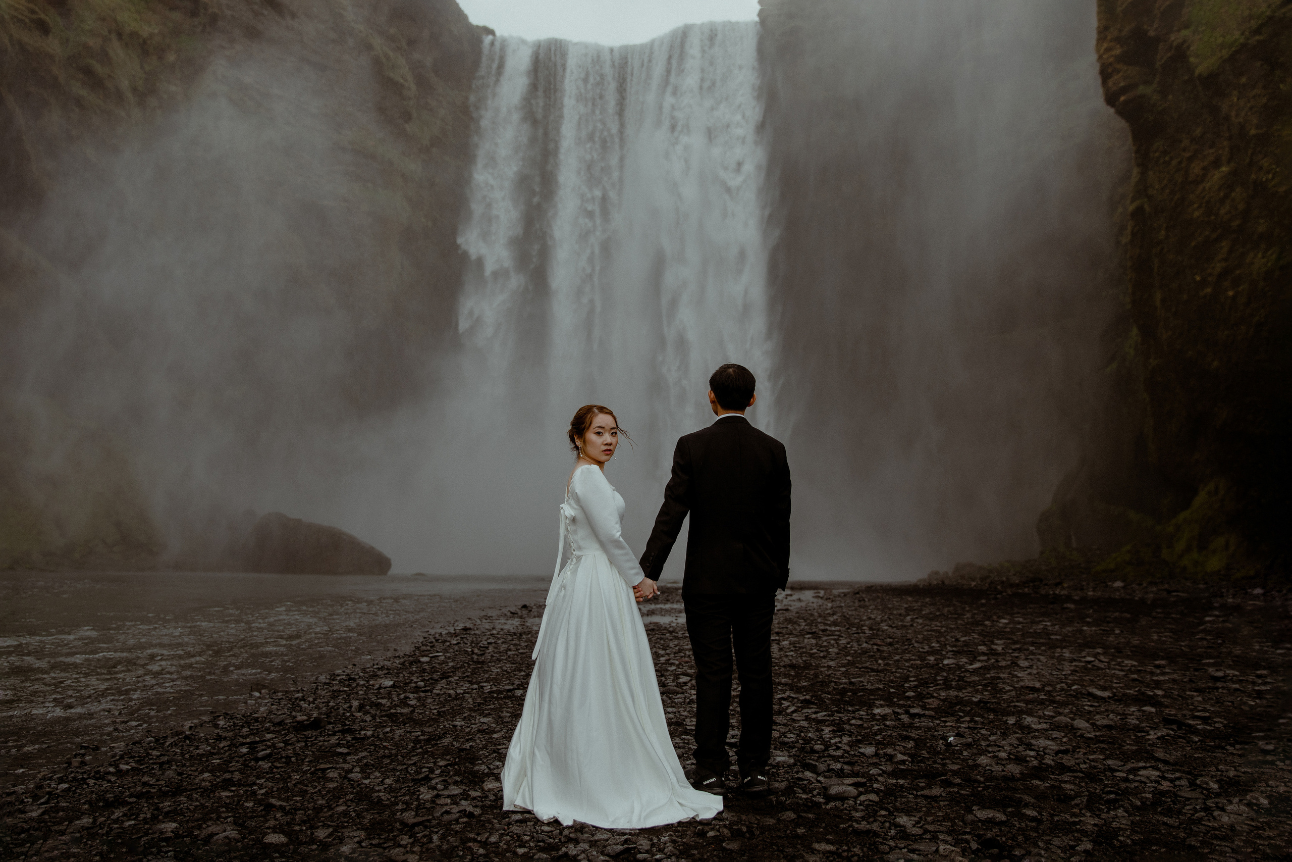 Adventure Ice Cave Elopement in Iceland. Iceland elopement photographer & videographer