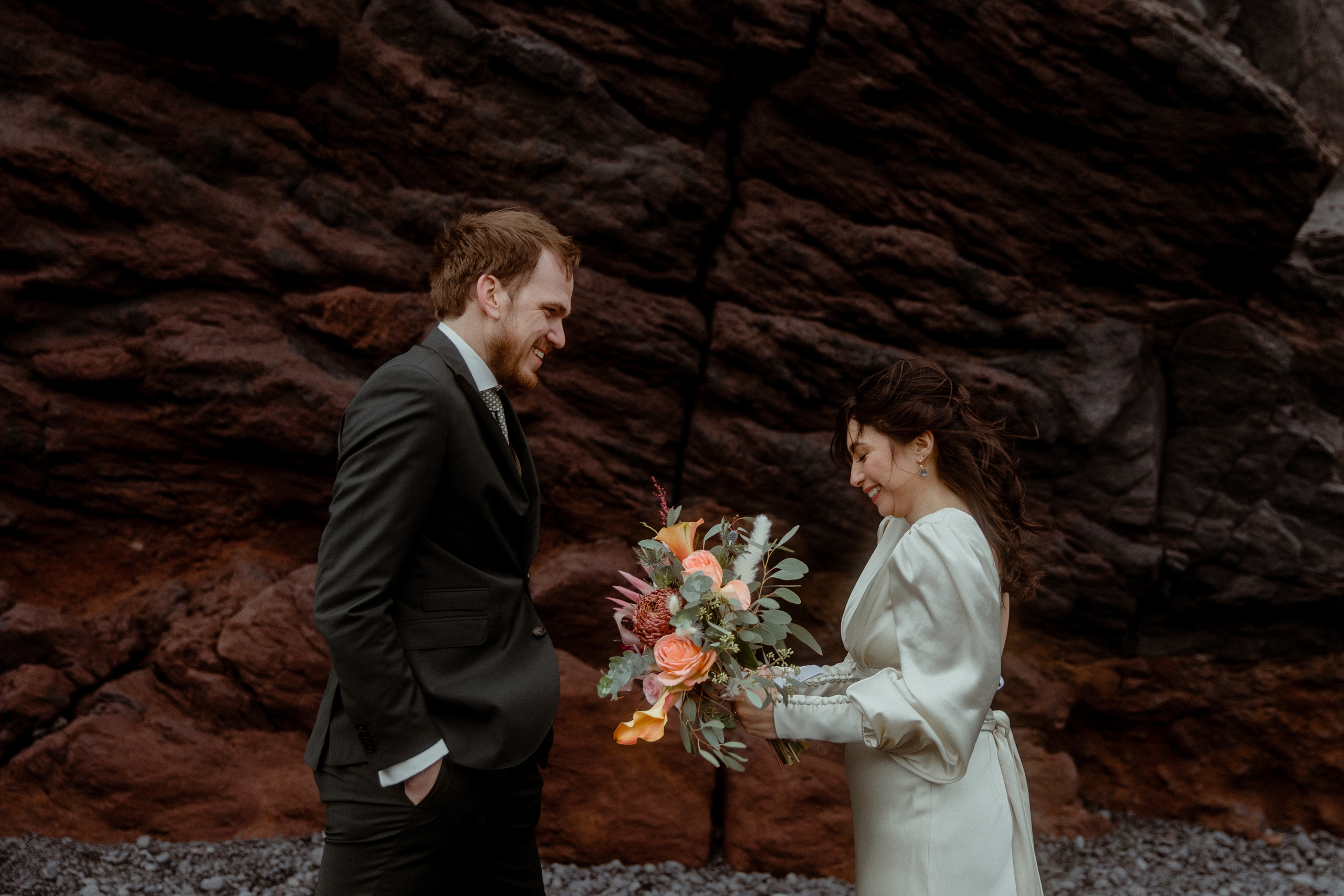 Elopement at Snaefellsnes Iceland | Wedding photos with Icelandic horses. Iceland elopement photo and video | Nikolaichik Photo