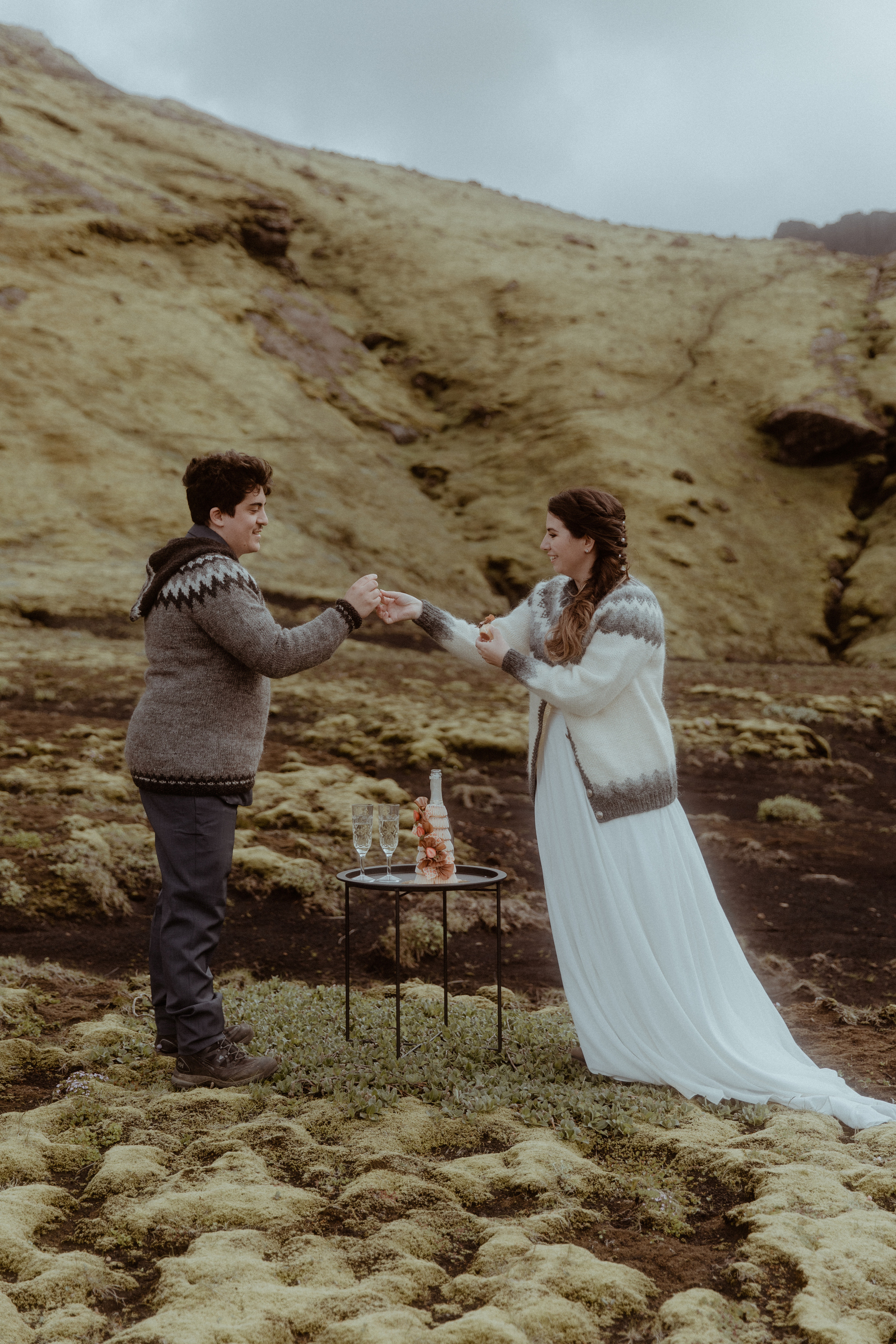 Private Black Sand Beach Elopement. Iceland elopement photographer & videographer