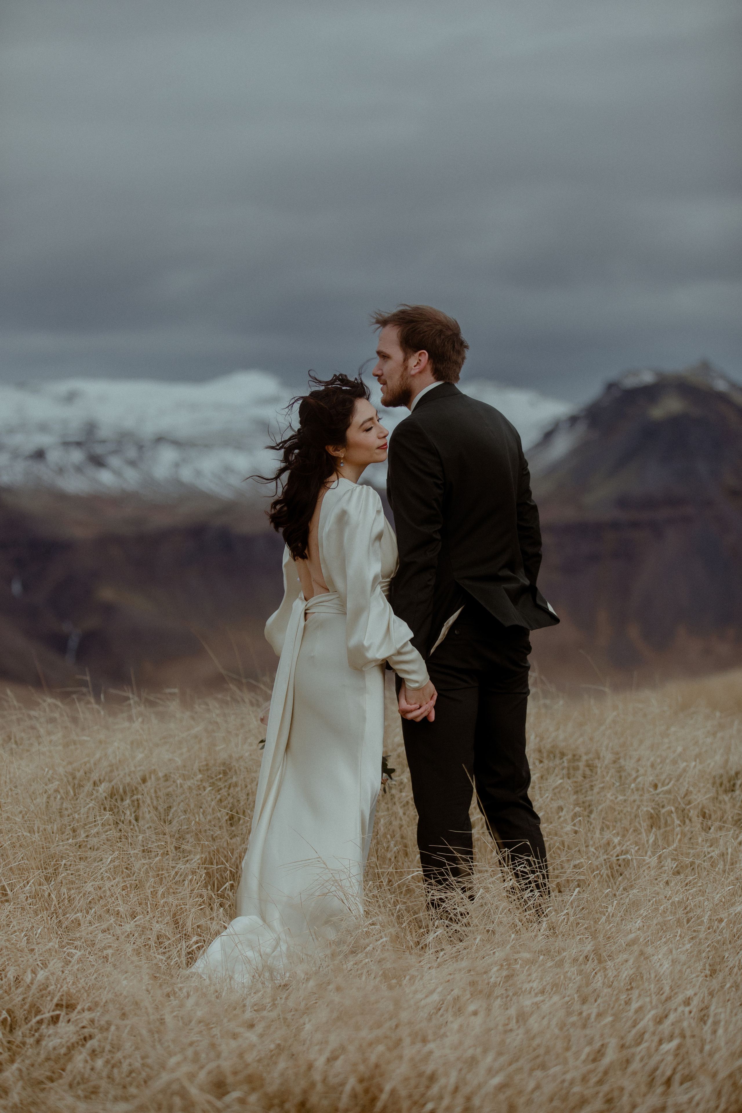 Elopement at Snaefellsnes Iceland | Wedding photos with Icelandic horses. Iceland elopement photo and video | Nikolaichik Photo