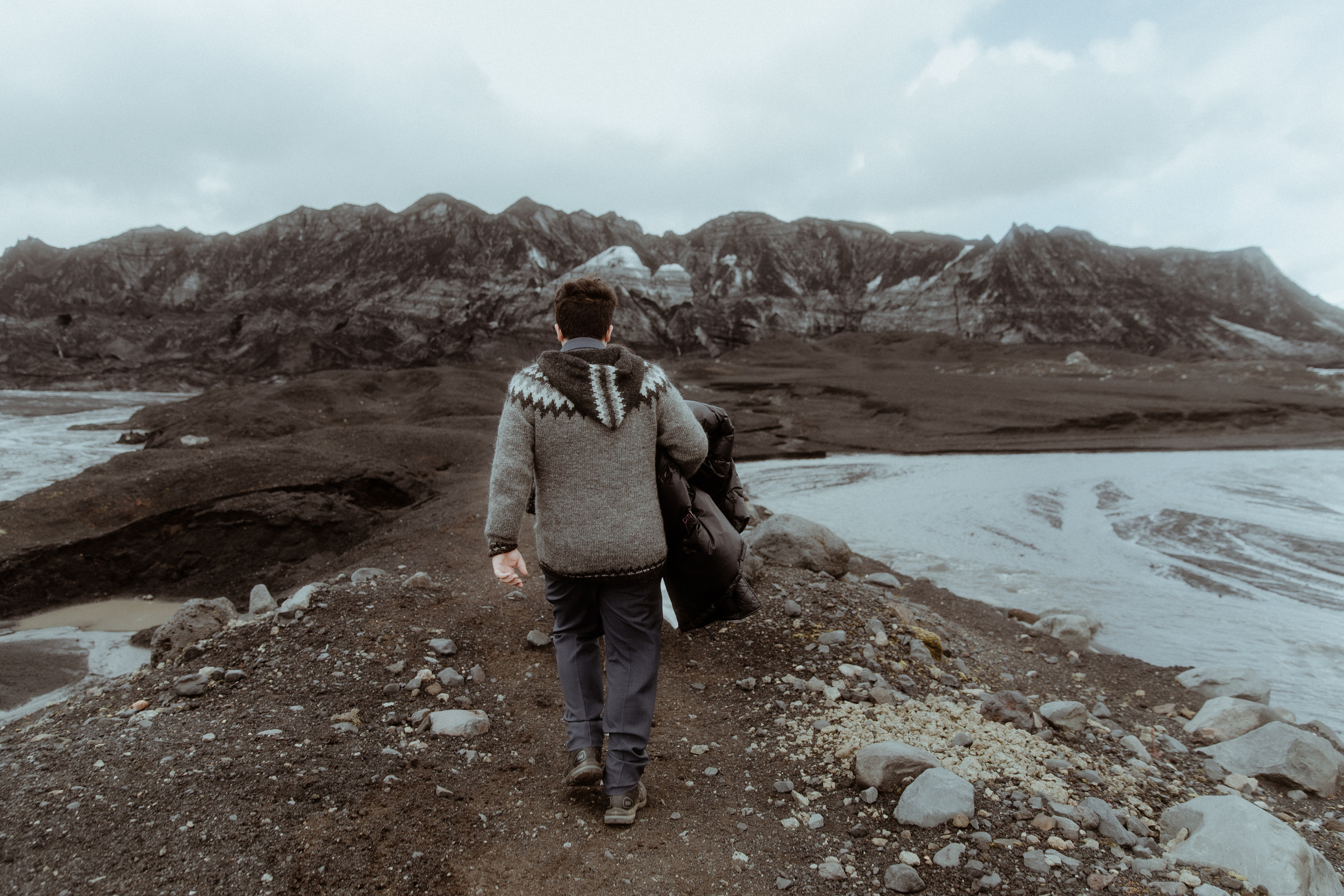 Private Black Sand Beach Elopement. Iceland elopement photographer & videographer