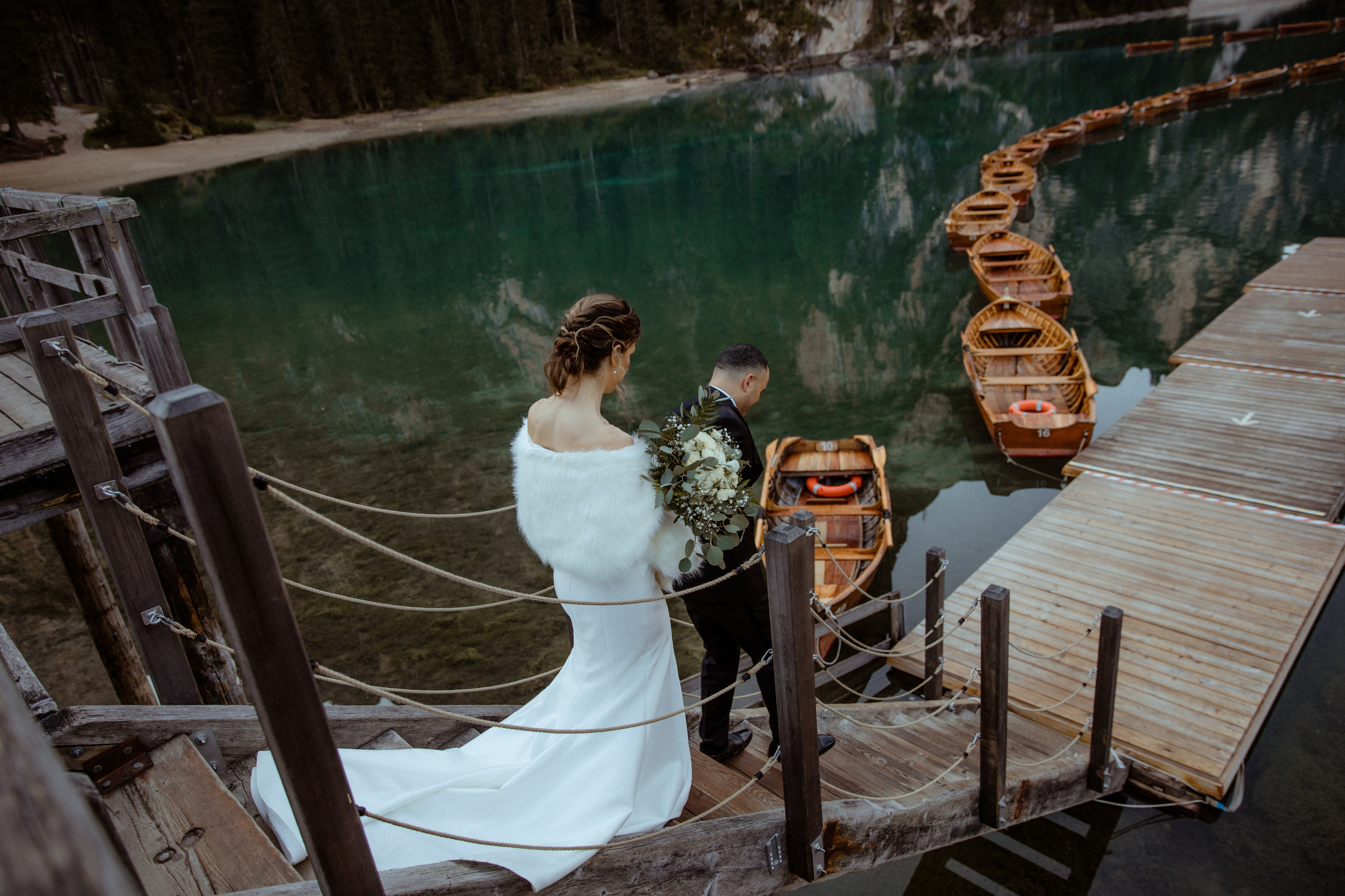 Sunrise Dolomites Elopement. Iceland elopement photographer & videographer