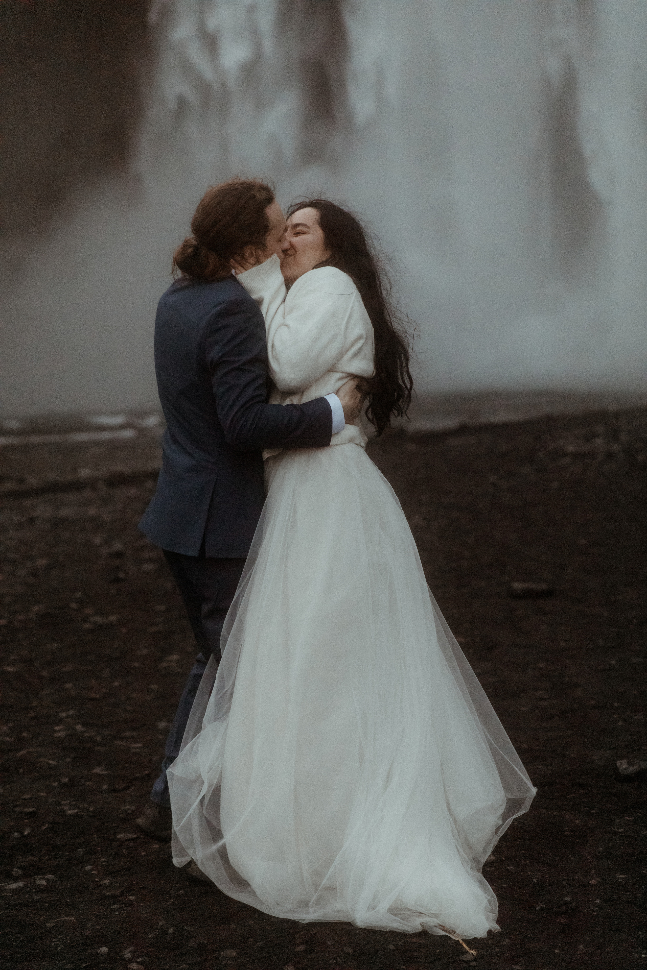 Hiking Iceland Elopement. Iceland elopement photographer & videographer