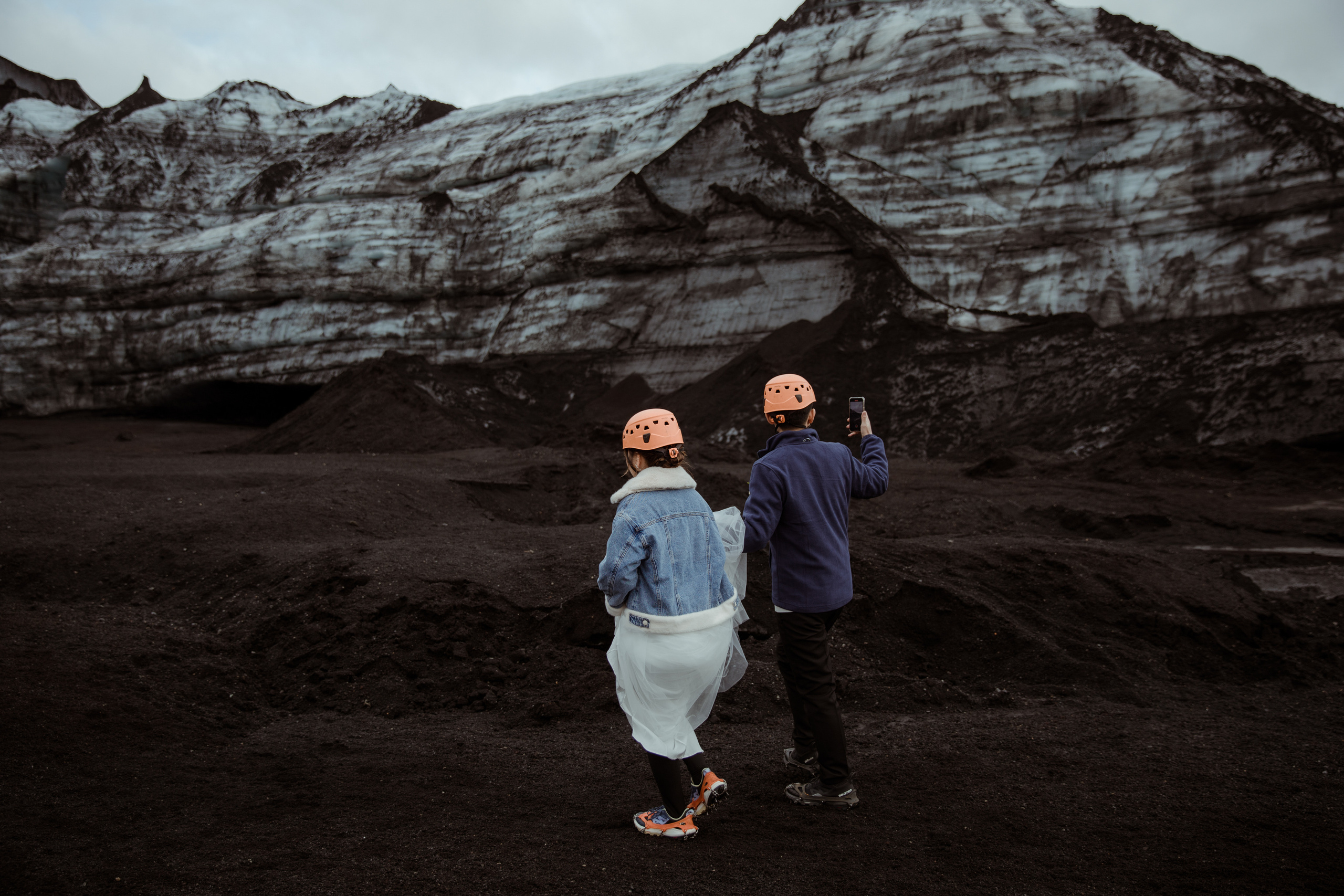 Adventure Ice Cave Elopement in Iceland. Iceland elopement photographer & videographer