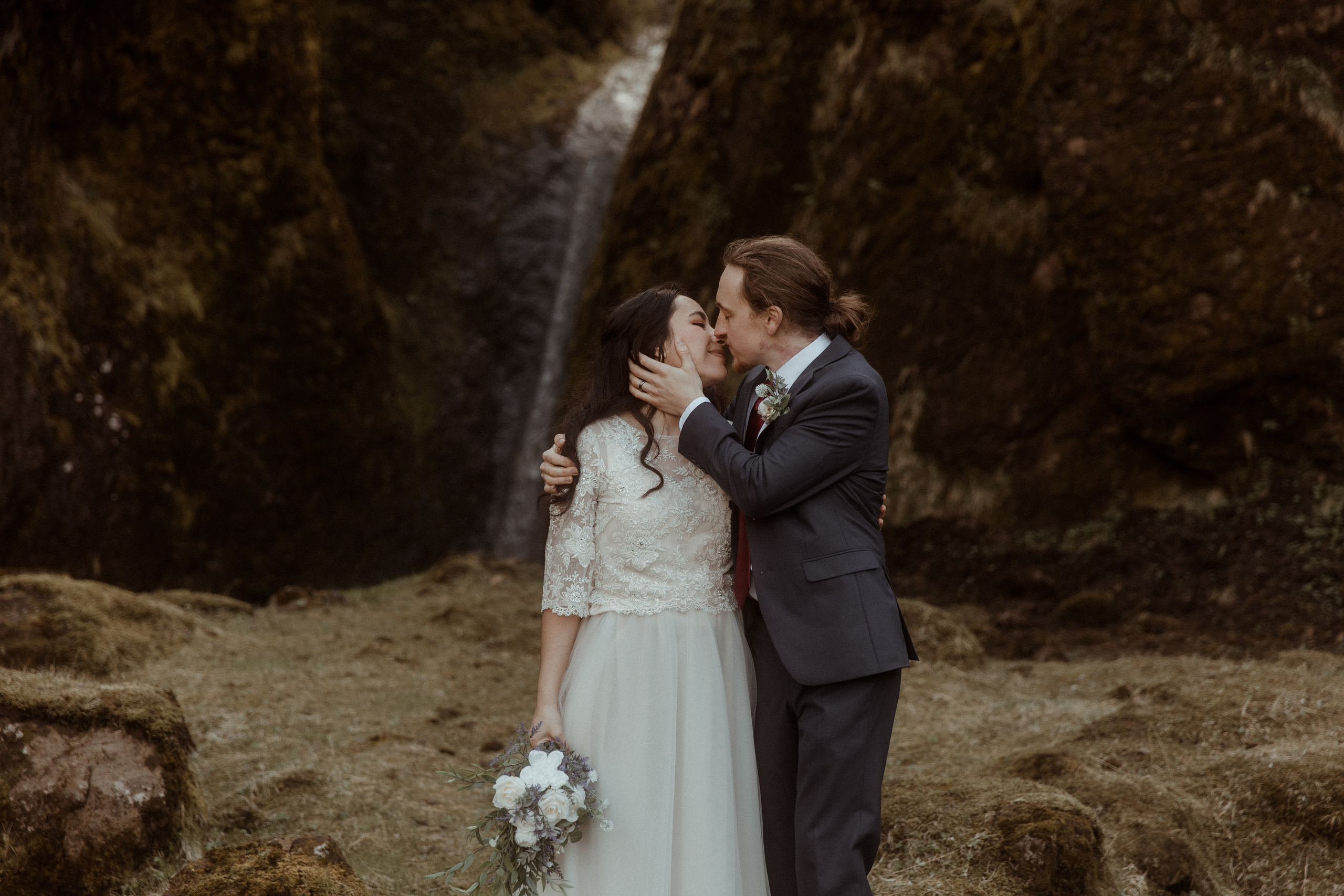 Hiking Iceland Elopement. Iceland elopement photographer & videographer