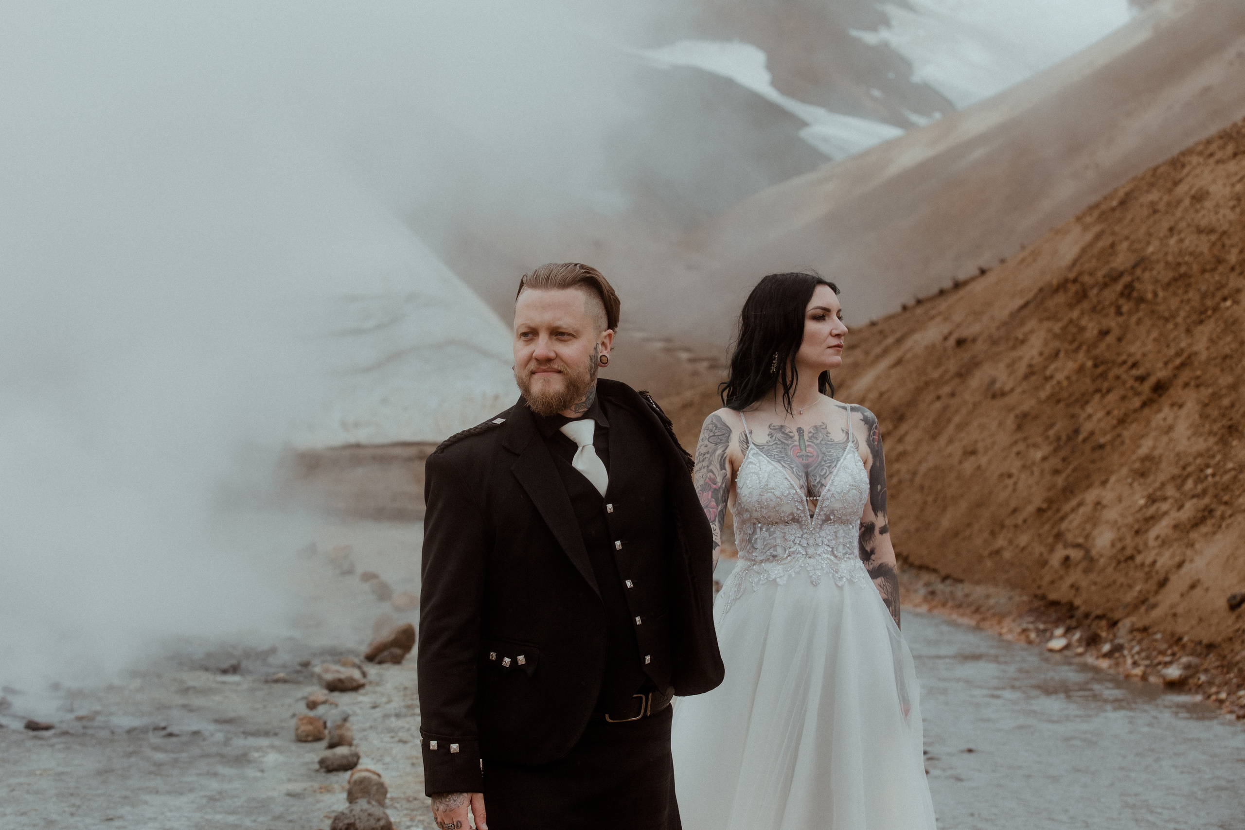 Wedding in Iceland’s Highlands. Iceland elopement photographer & videographer