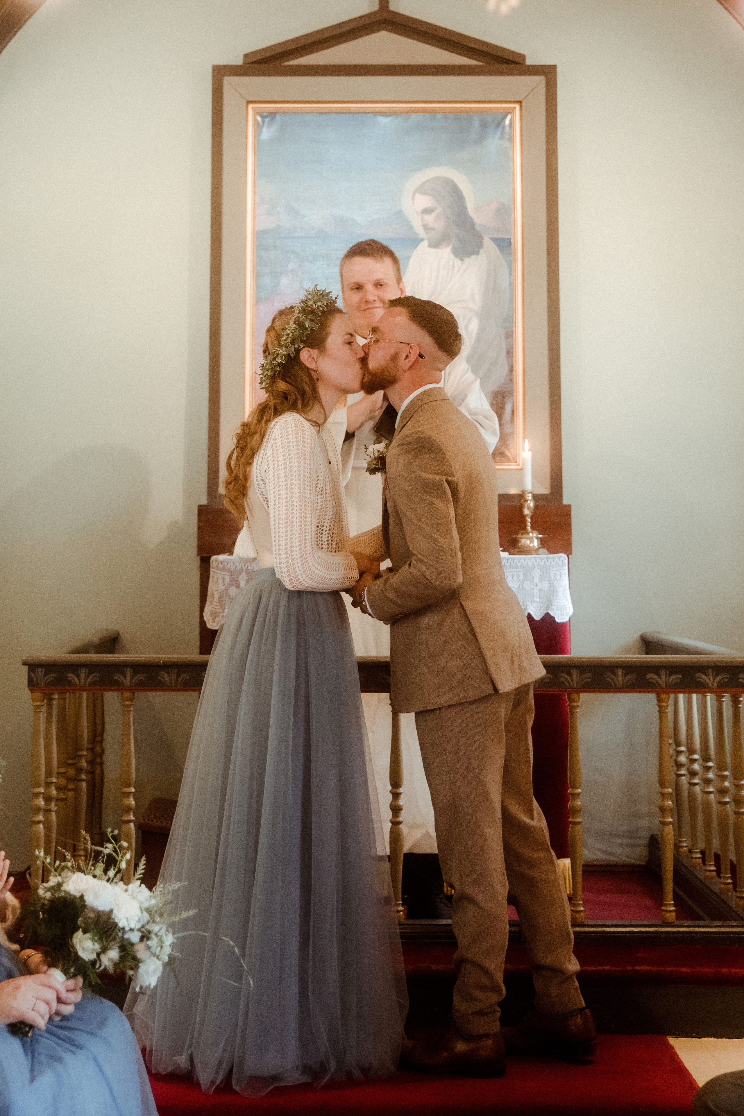 Iceland Secret Waterfall Elopement. Iceland elopement photo and video | Nikolaichik Photo