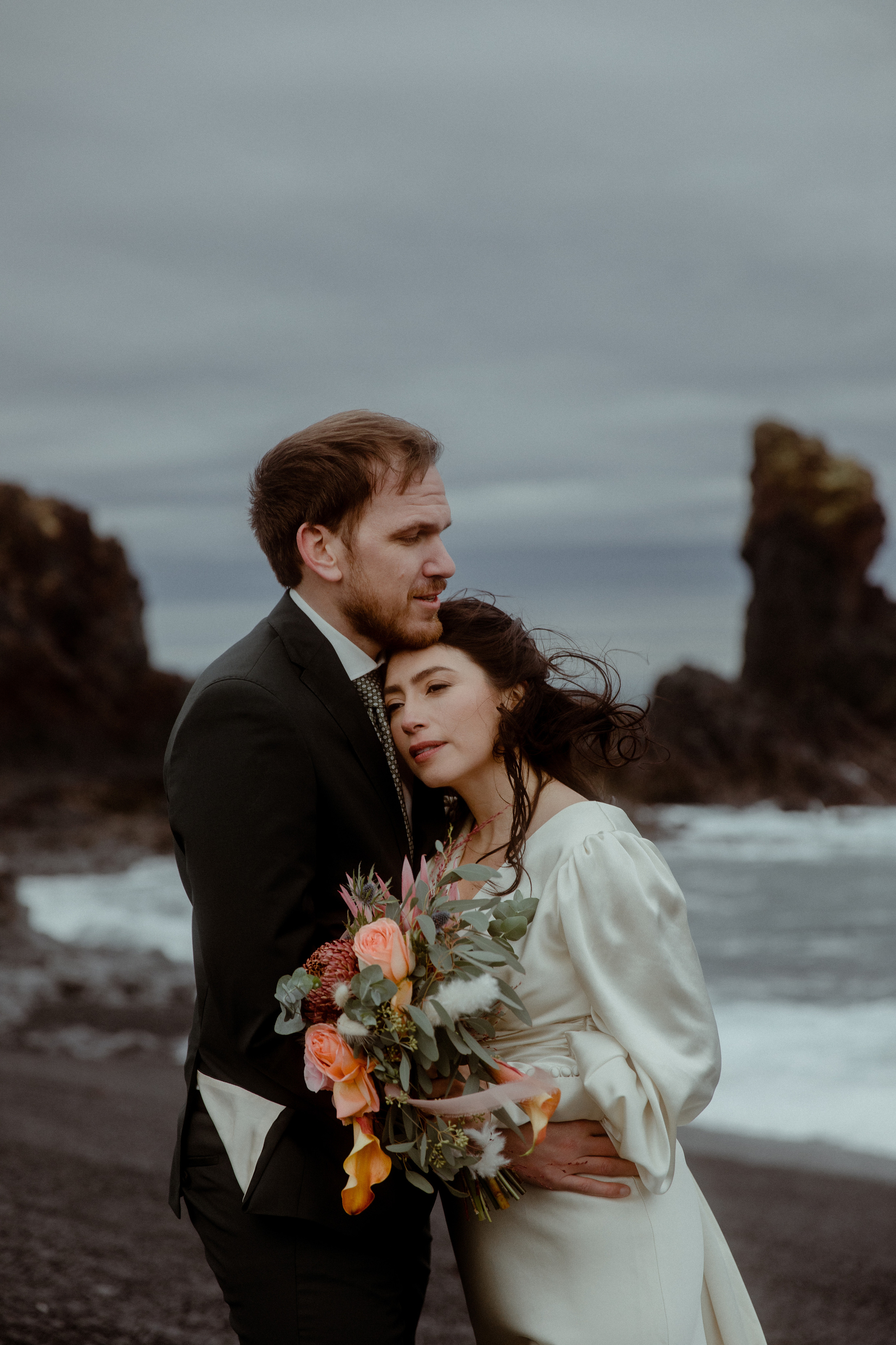 Elopement at Snaefellsnes Iceland | Wedding photos with Icelandic horses. Iceland elopement photo and video | Nikolaichik Photo