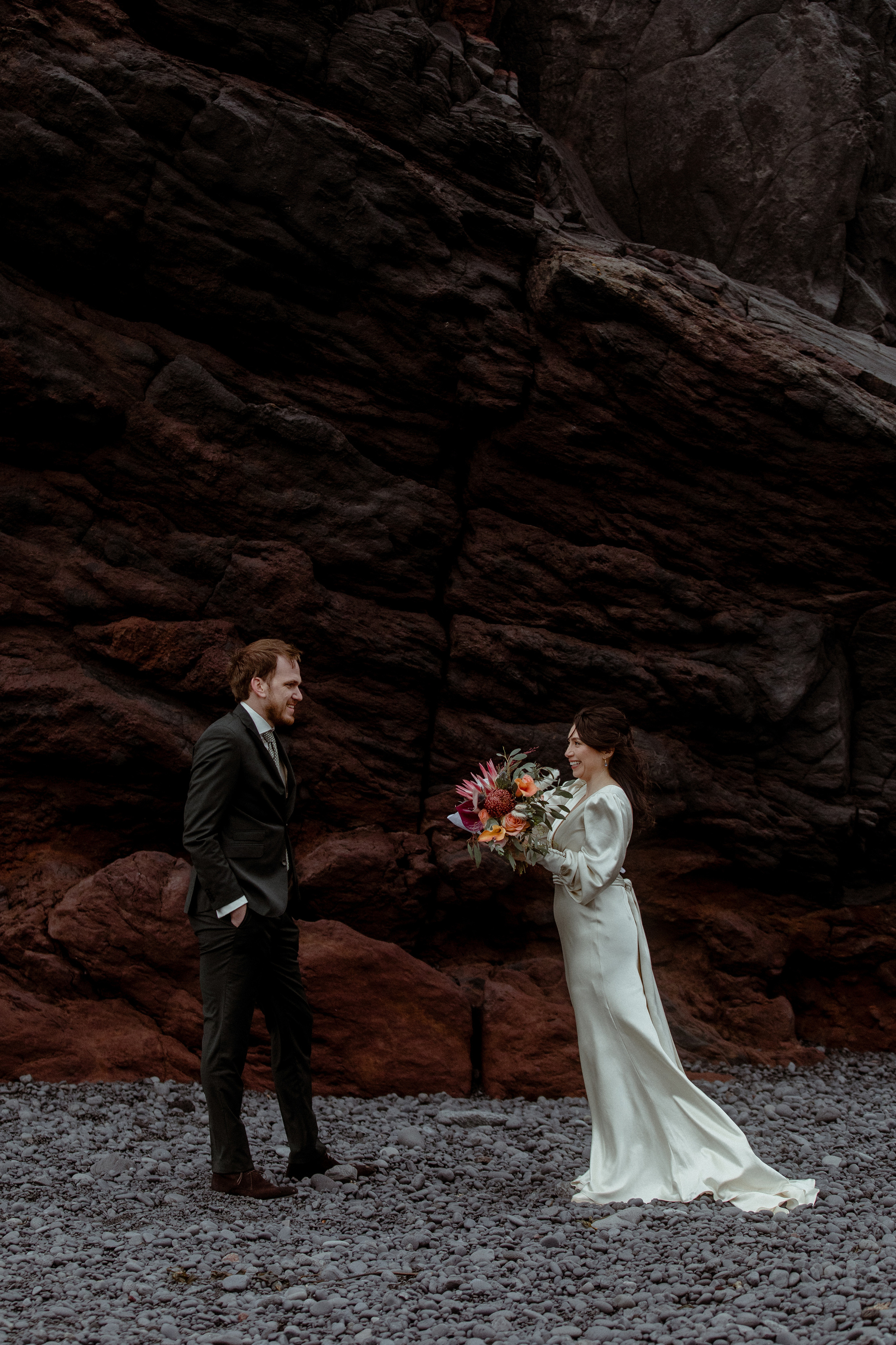 Elopement at Snaefellsnes Iceland | Wedding photos with Icelandic horses. Iceland elopement photo and video | Nikolaichik Photo