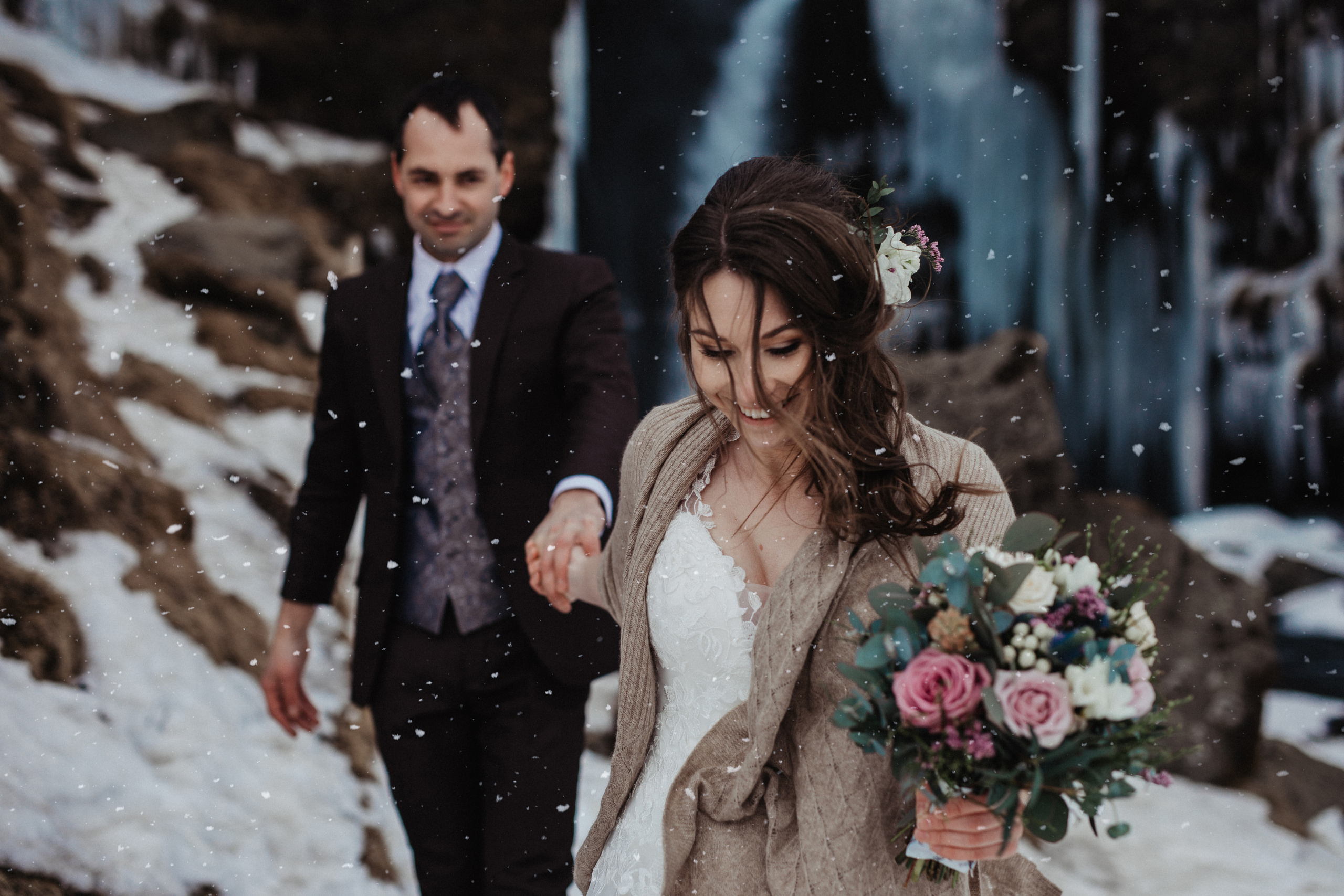 Winter Wedding in Iceland. Iceland elopement photo and video | Nikolaichik Photo