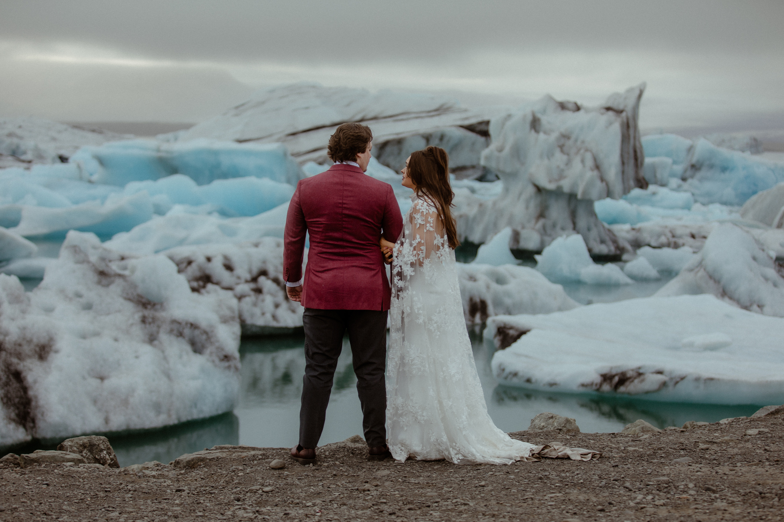Secret hiking Elopement in Iceland. Iceland elopement photo and video | Nikolaichik Photo