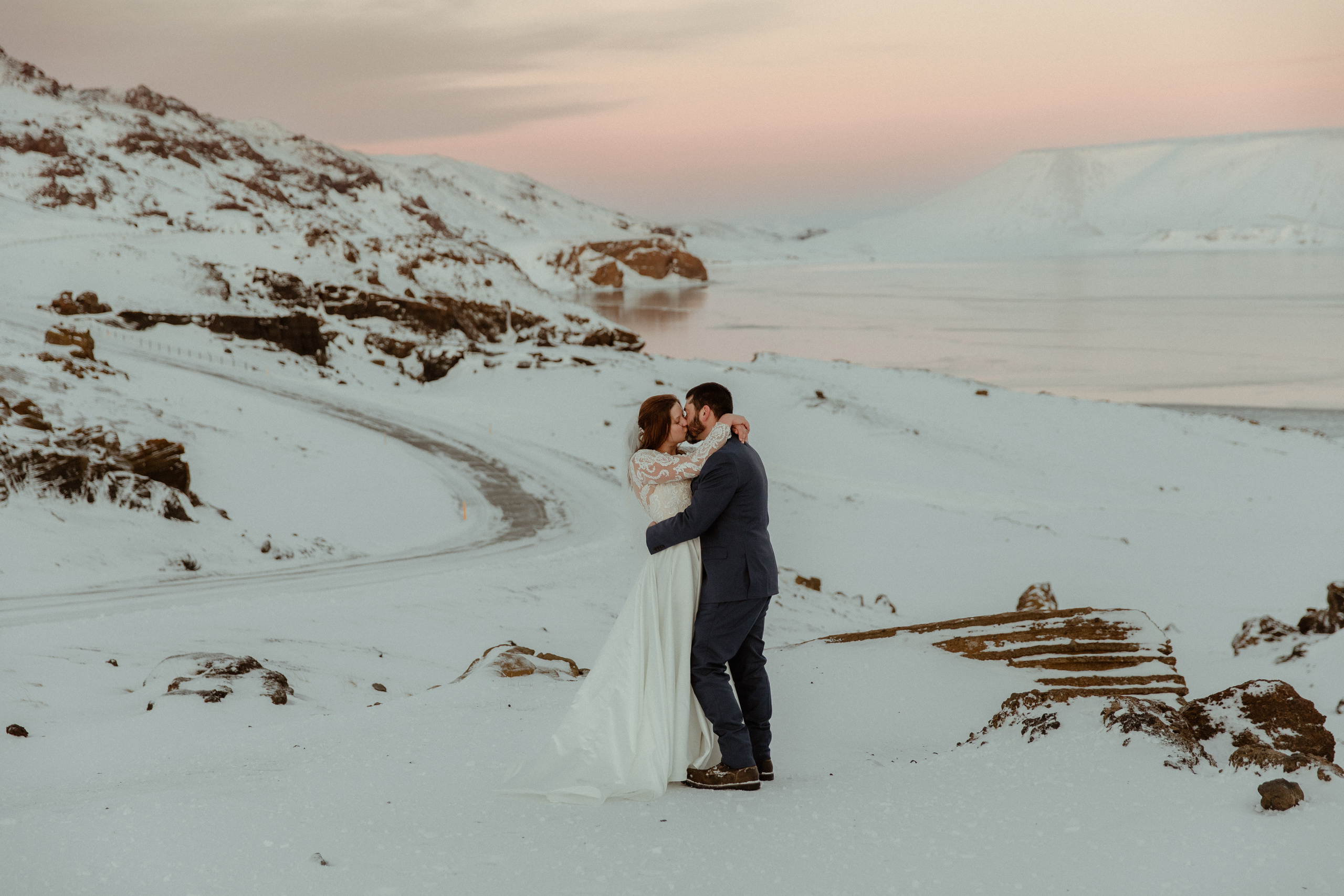 Golden Hour Elopement in Iceland. Iceland elopement photographer & videographer