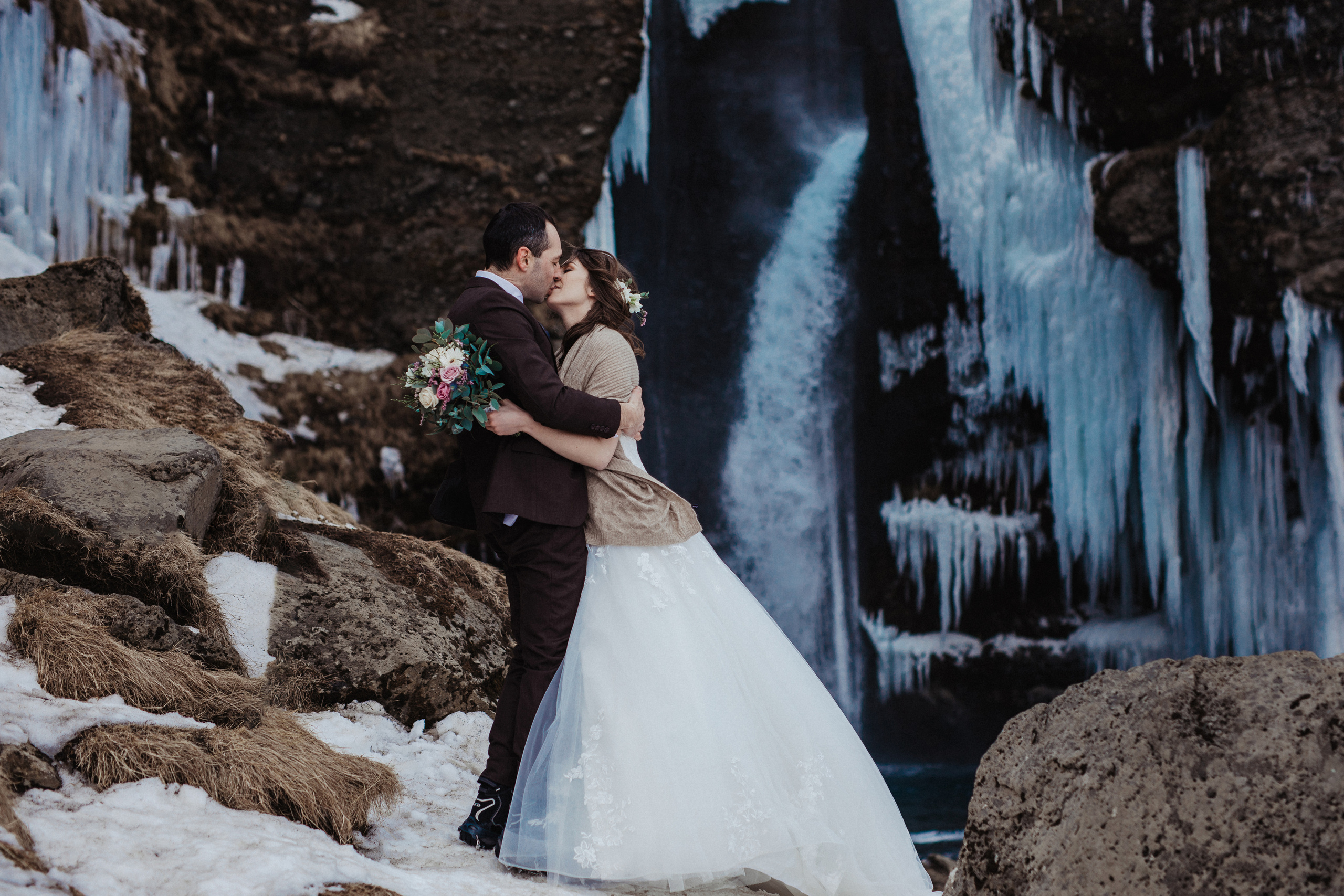 Winter Wedding in Iceland. Iceland elopement photo and video | Nikolaichik Photo