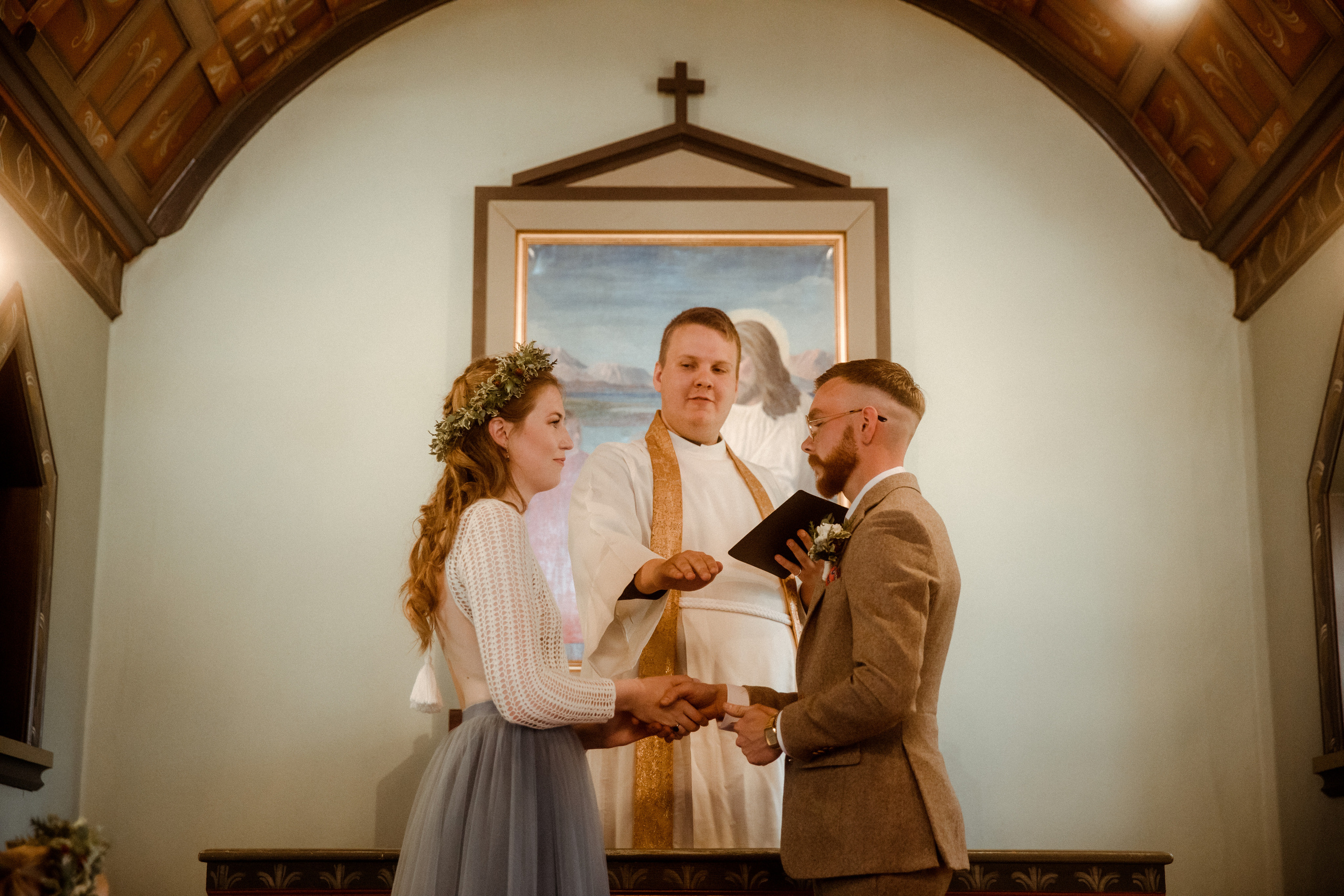 Iceland Secret Waterfall Elopement. Iceland elopement photo and video | Nikolaichik Photo