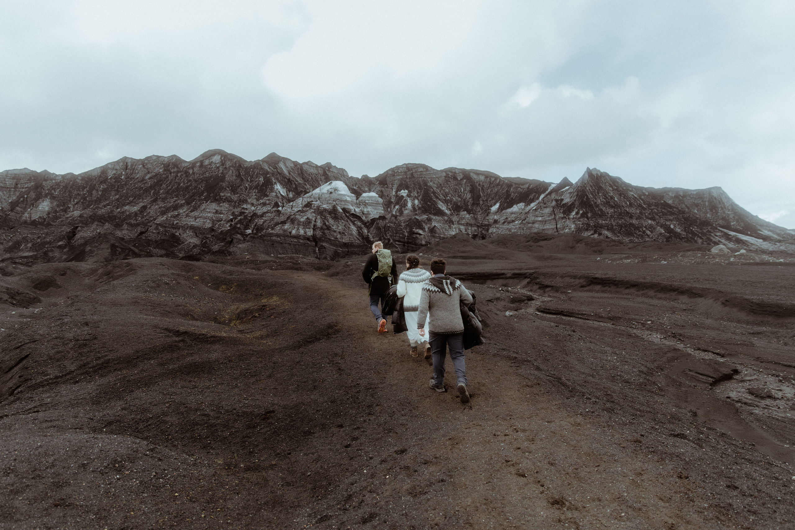 Private Black Sand Beach Elopement. Iceland elopement photographer & videographer