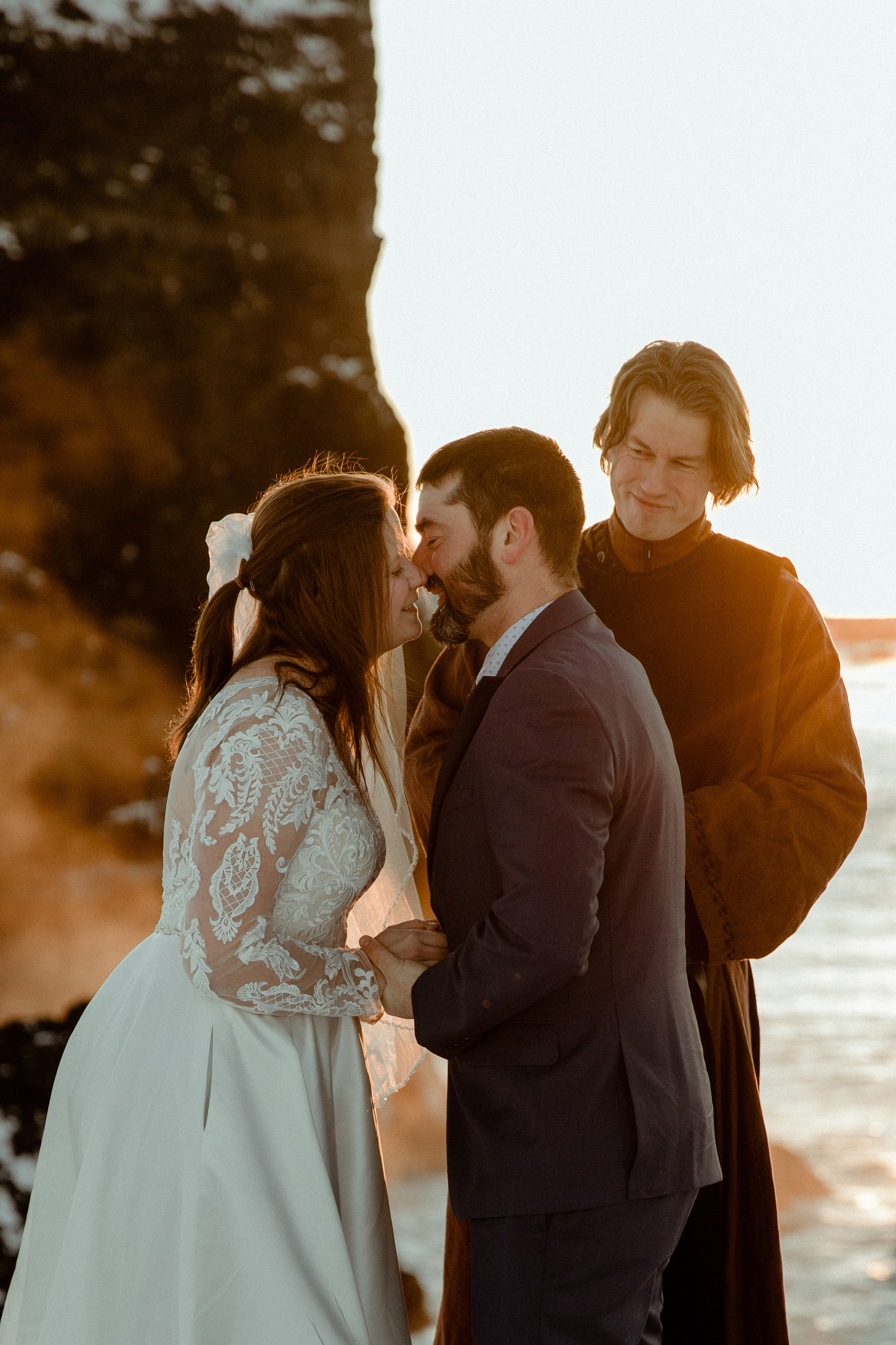 Golden Hour Elopement in Iceland. Iceland elopement photographer & videographer