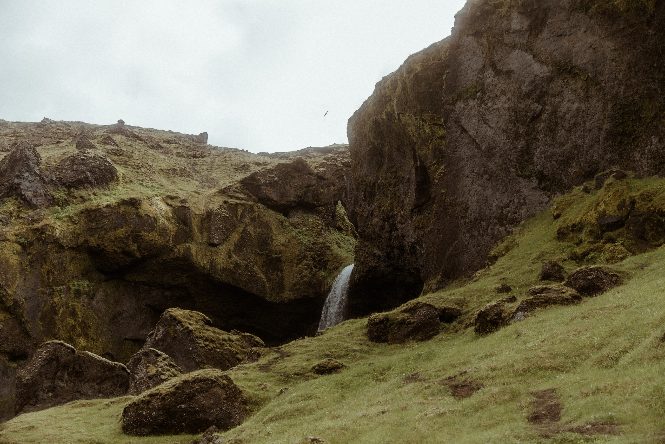 Iceland Secret Waterfall Elopement. Iceland elopement photo and video | Nikolaichik Photo