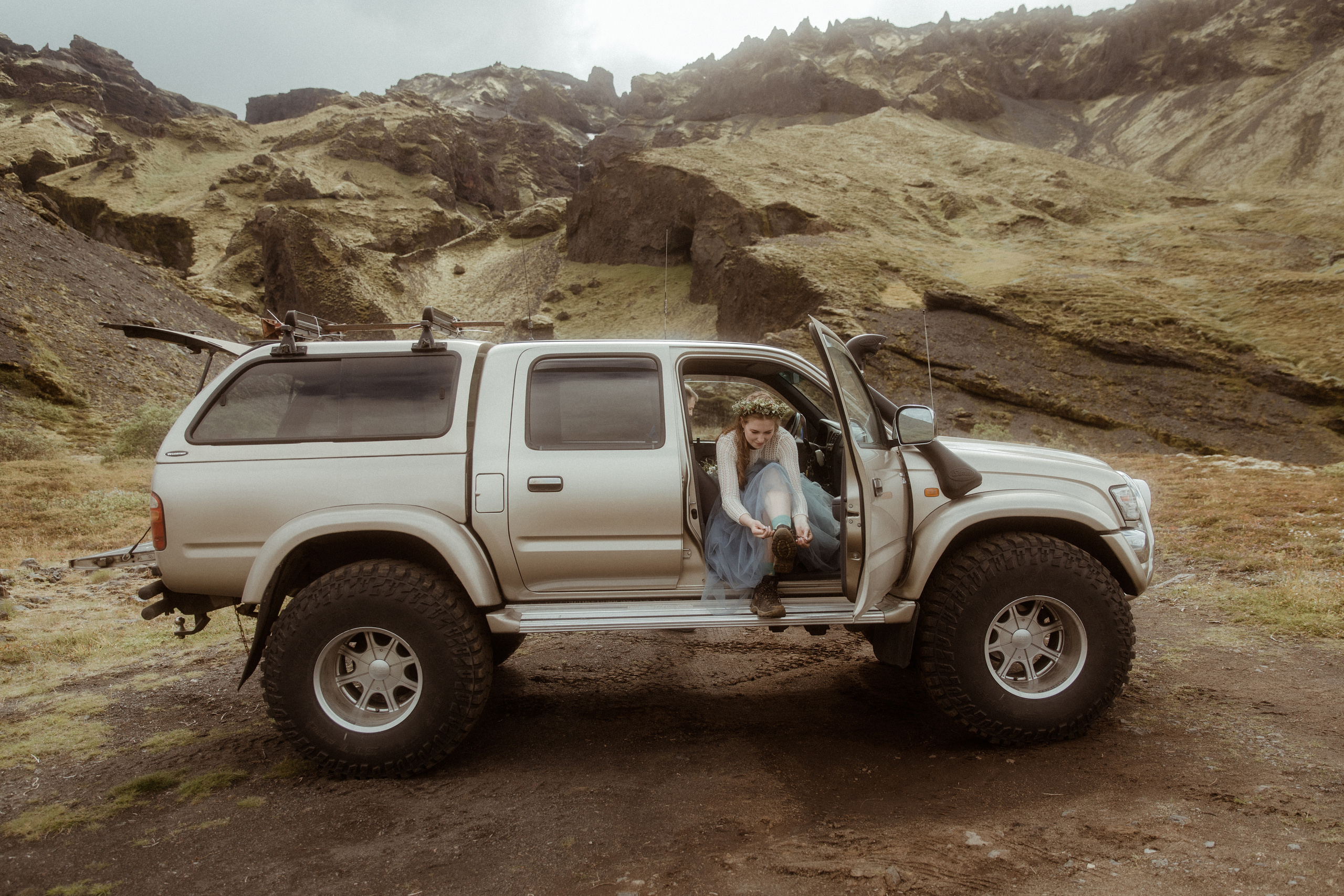 Iceland Secret Waterfall Elopement. Iceland elopement photo and video | Nikolaichik Photo